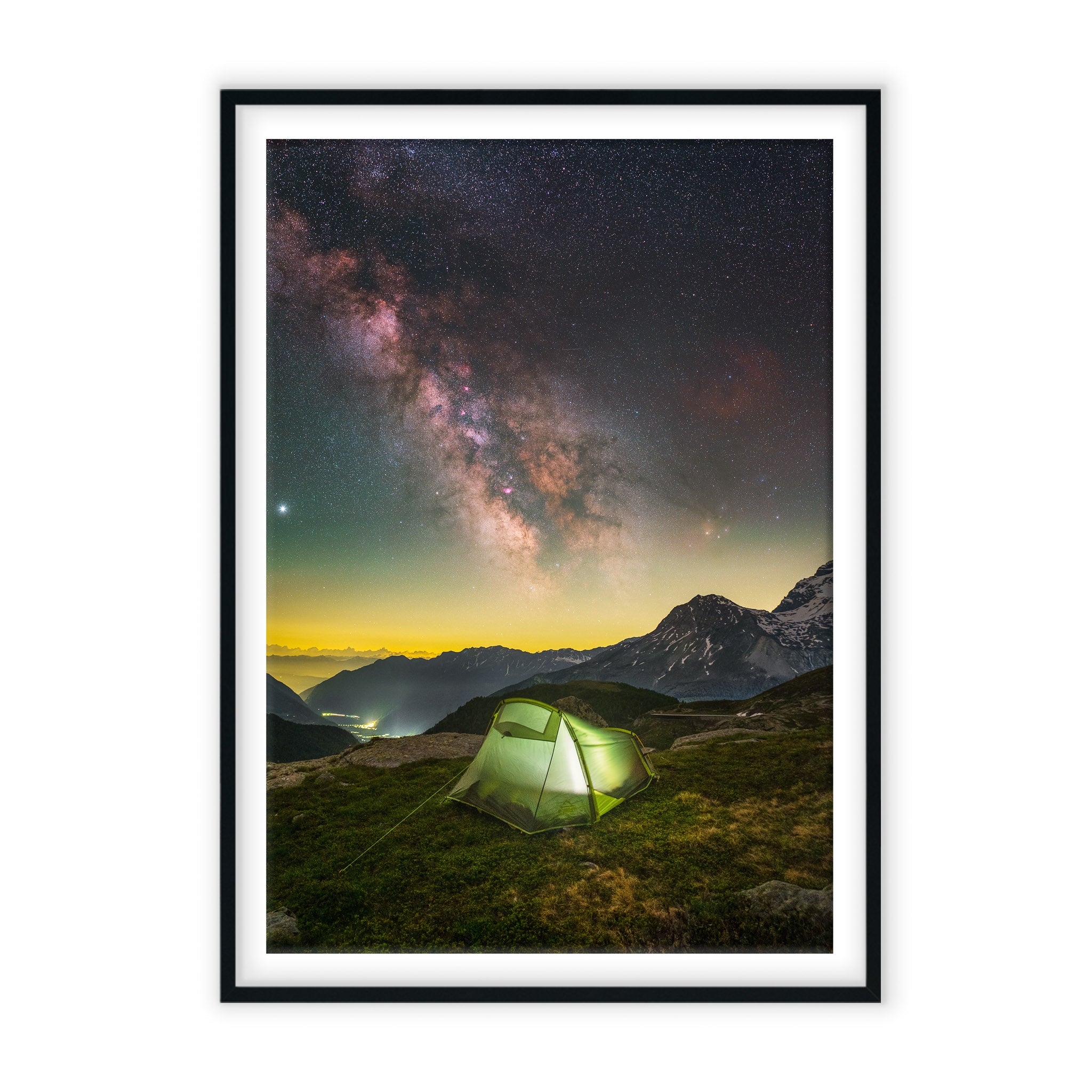 windows 10 wallpaper tent Camping in the Alps | Buy Fine Art Print
