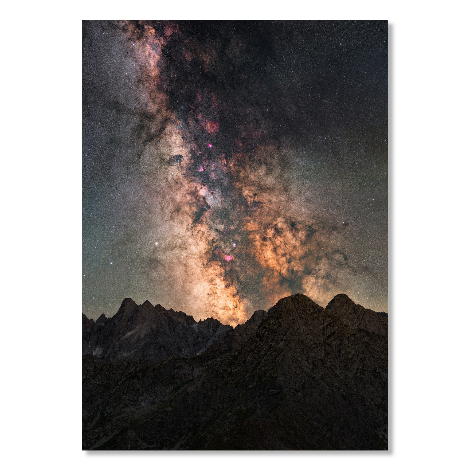 Milky Way Core over Tatra Mountains