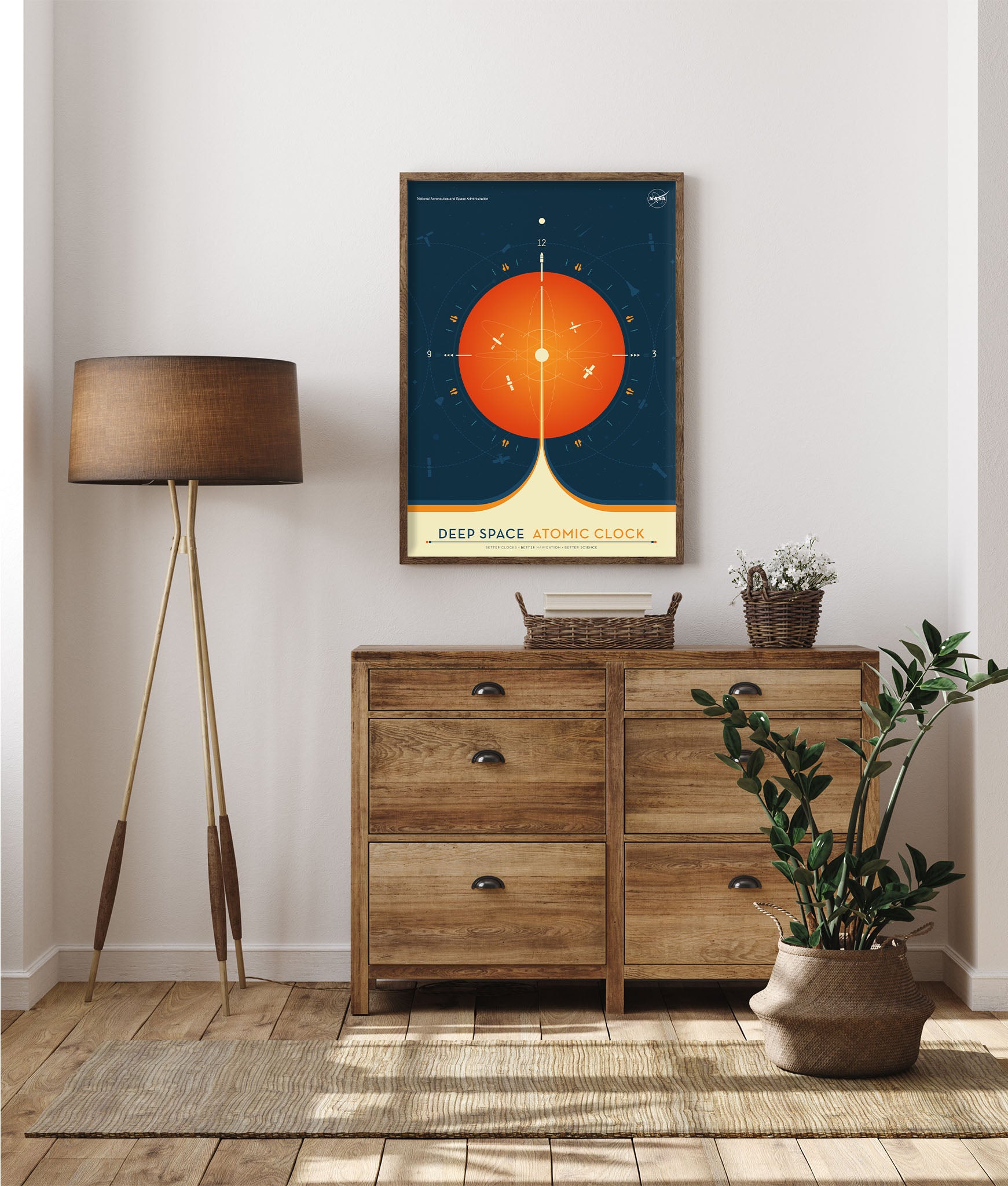Atomic Clock Orange  - Visions of the Future NASA