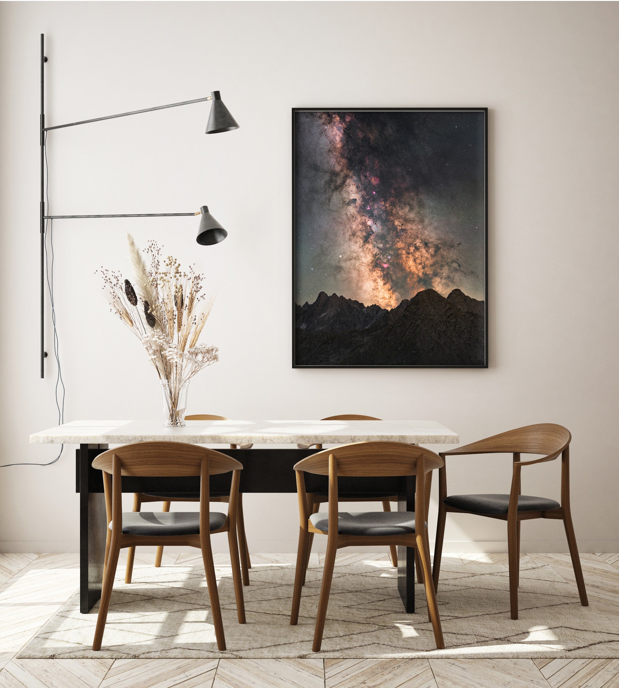 Milky Way Core over Tatra Mountains