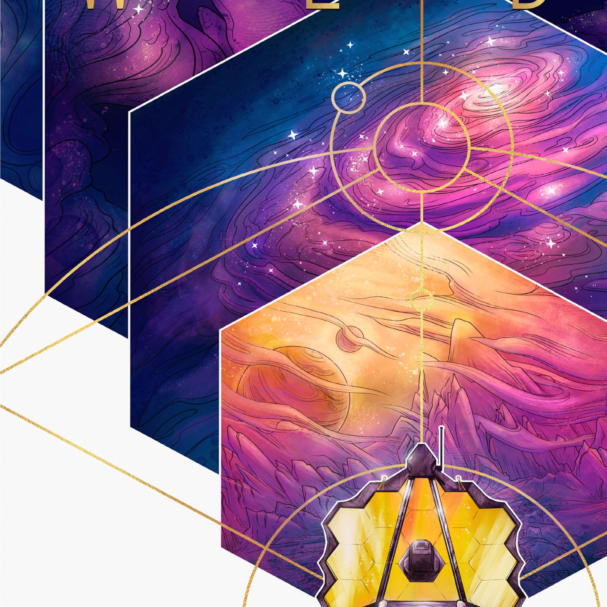 James Webb Space Telescope NASA Poster