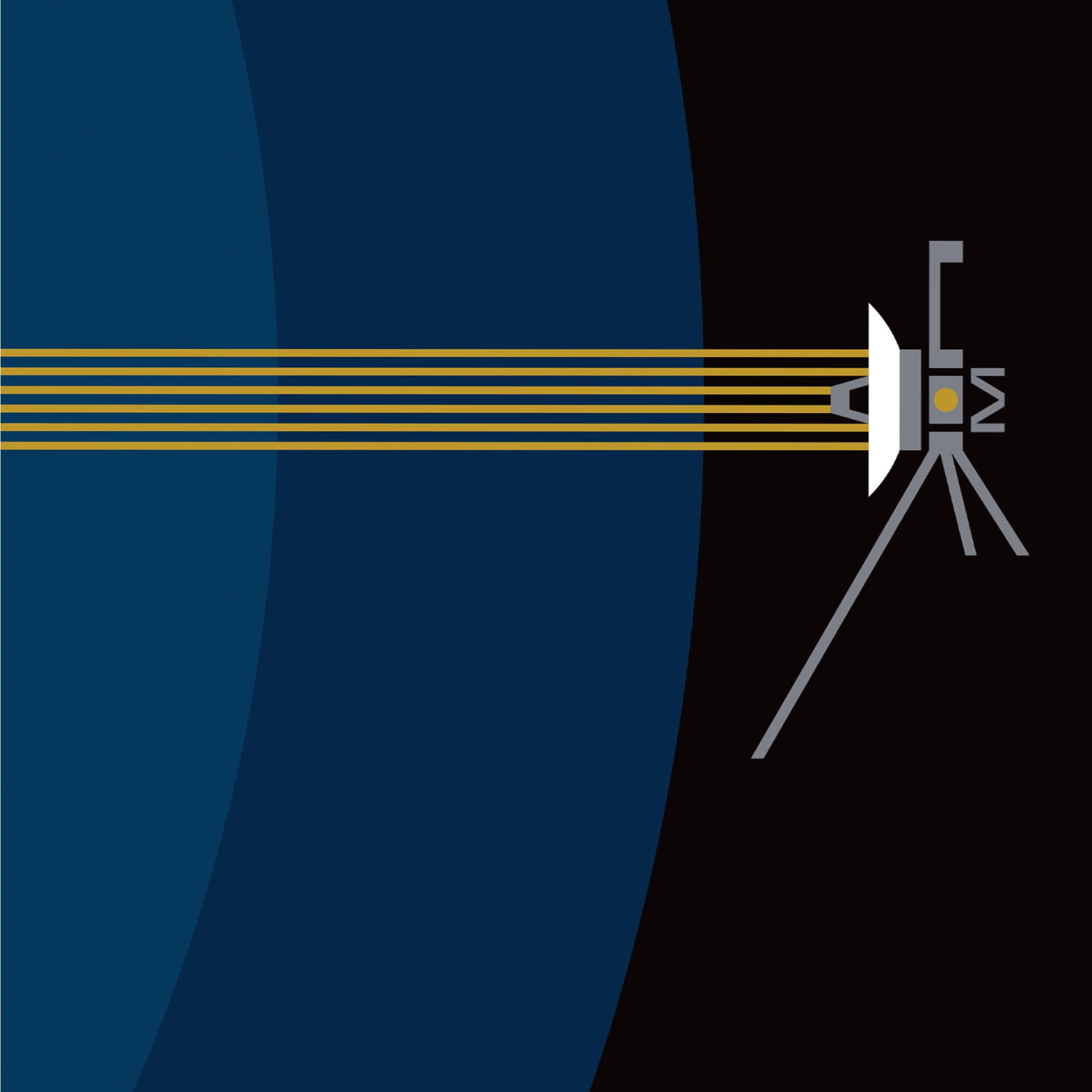 Voyager Interstellar Blue - NASA Poster