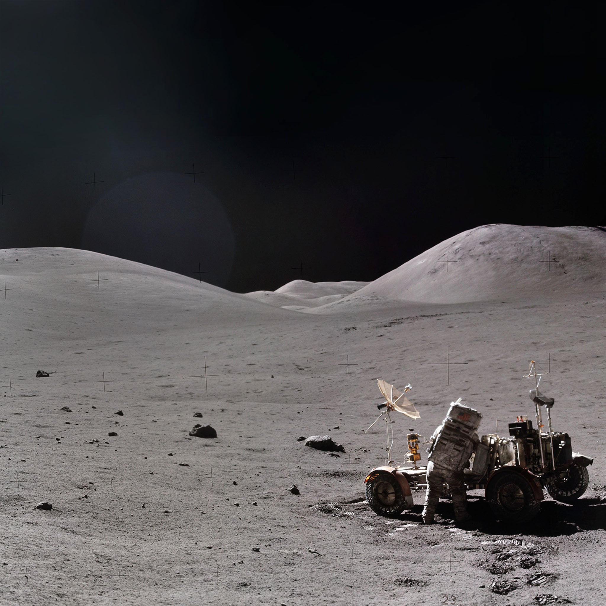 Apollo 17 Panorama - Station 7