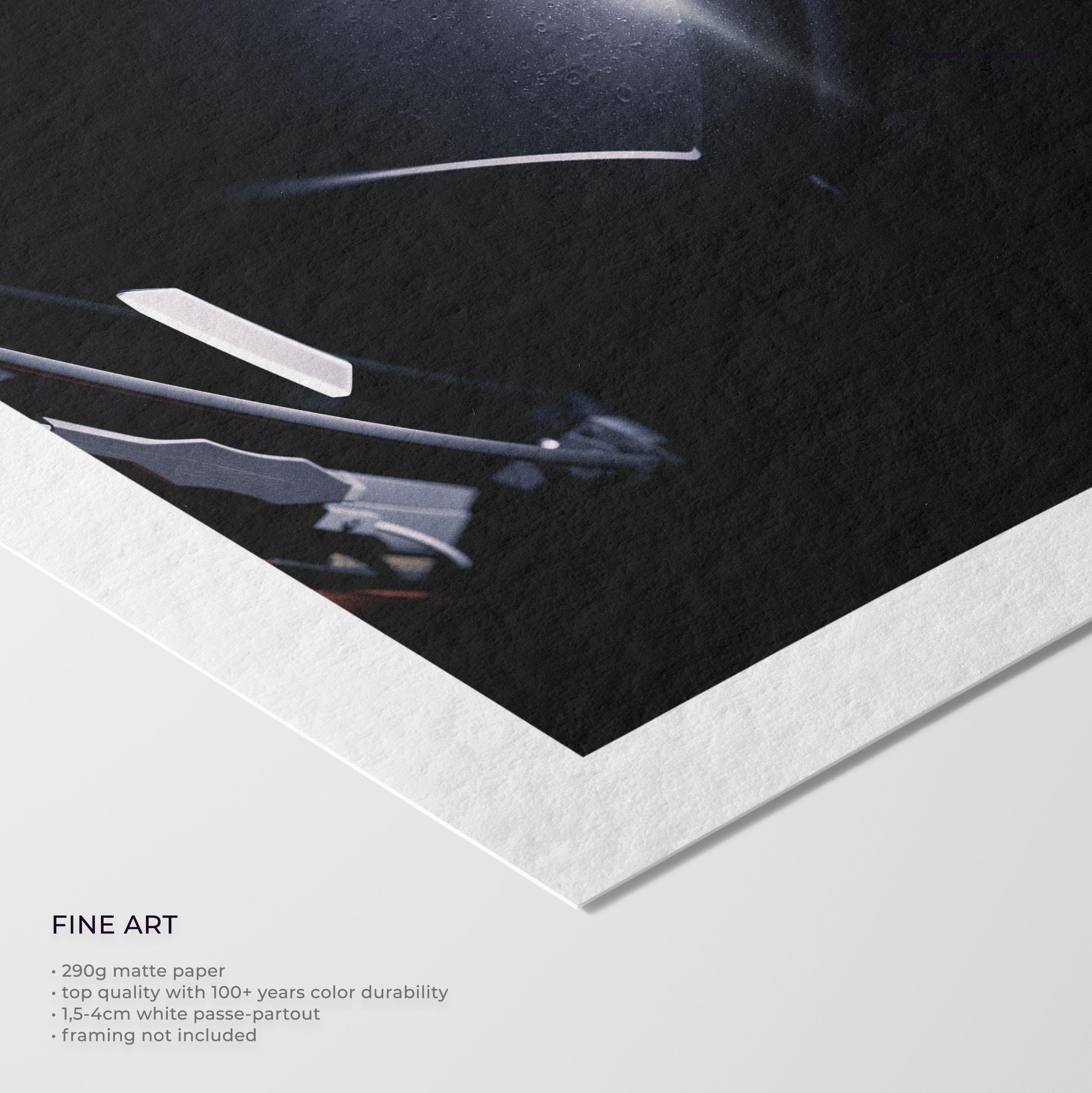 Artemis II Poster fine art print close-up