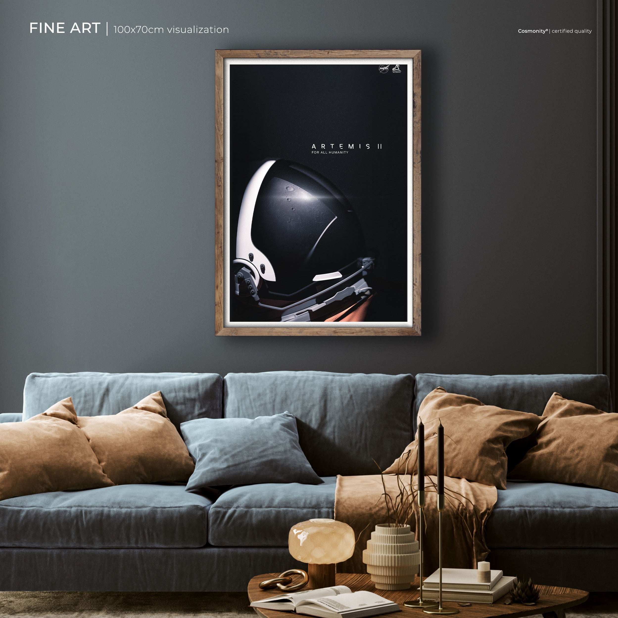 Artemis II Poster fine art room visualization