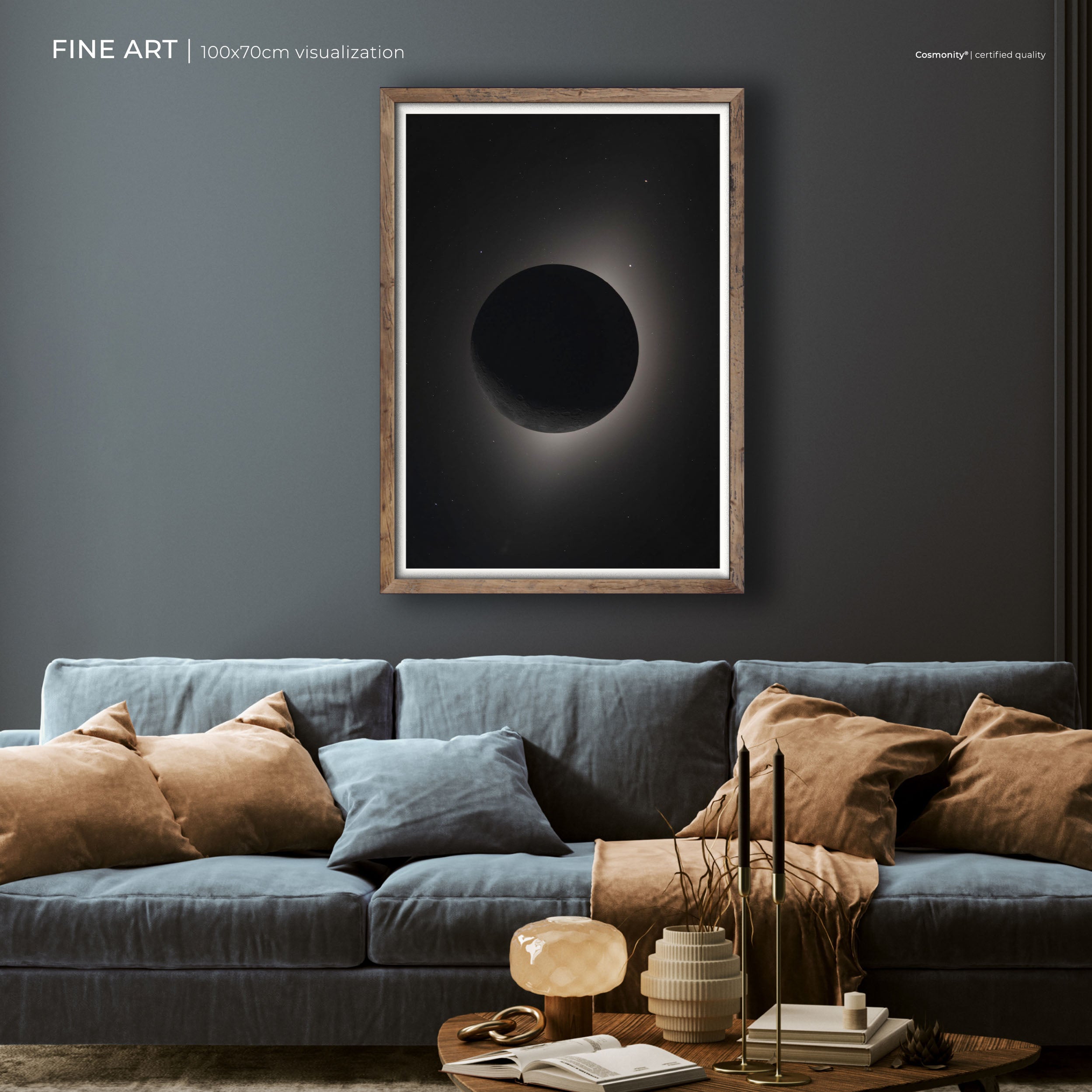 The Planets Shine Bright fine art room visualization