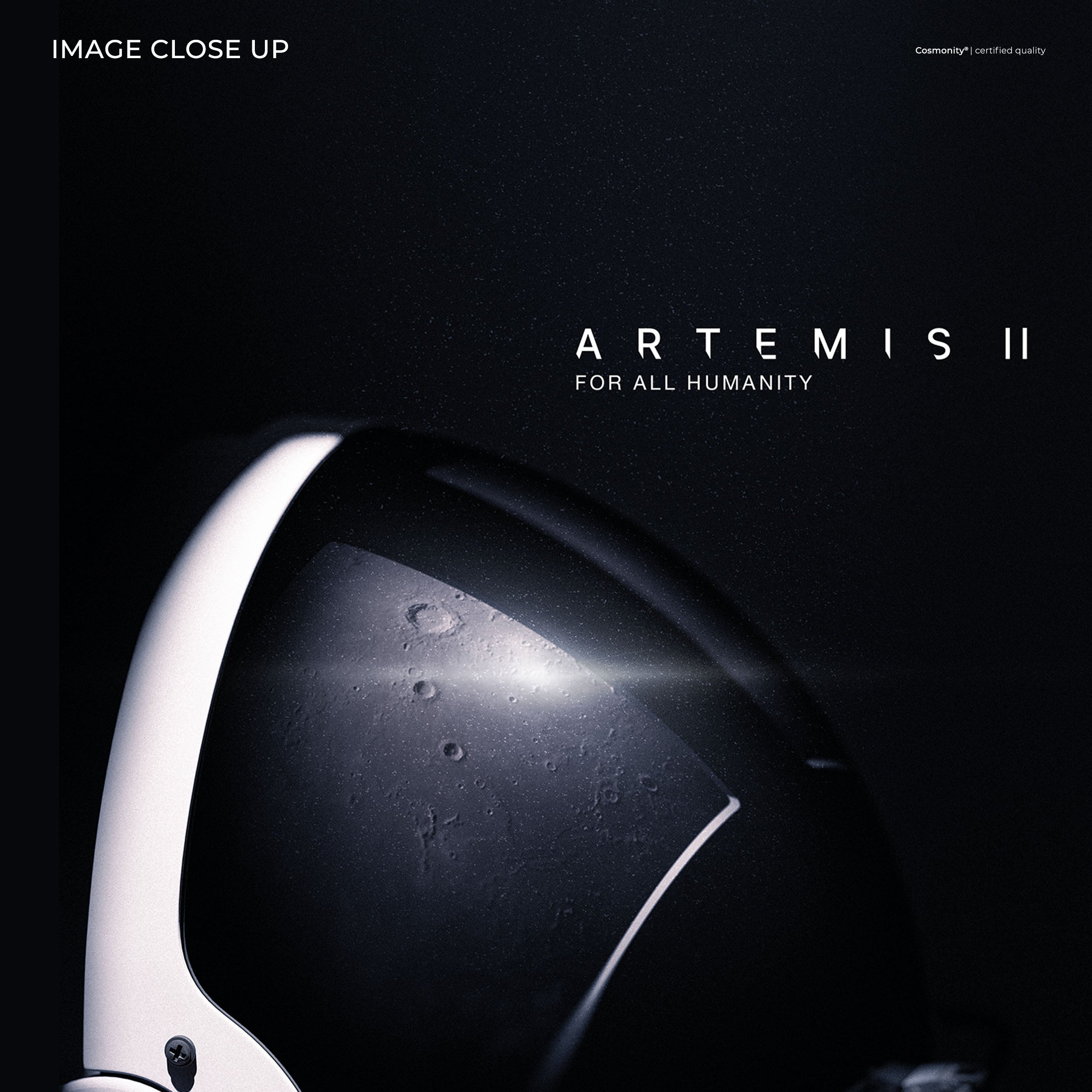 Artemis II Poster artwork close-up