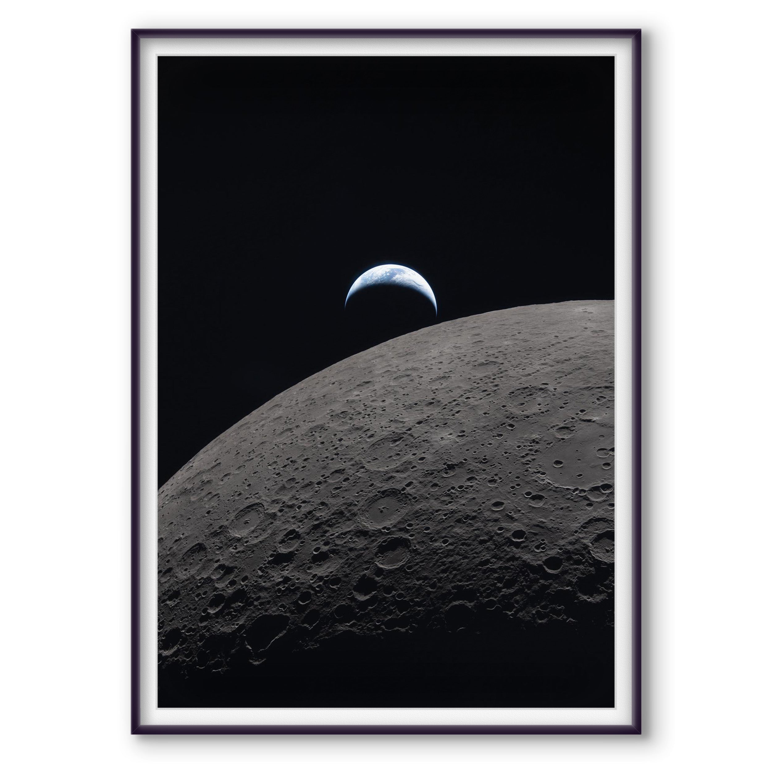 A crescent Earth photographed by the Artemis II crew from deep space, with clouds visible over Australia and Oceania.