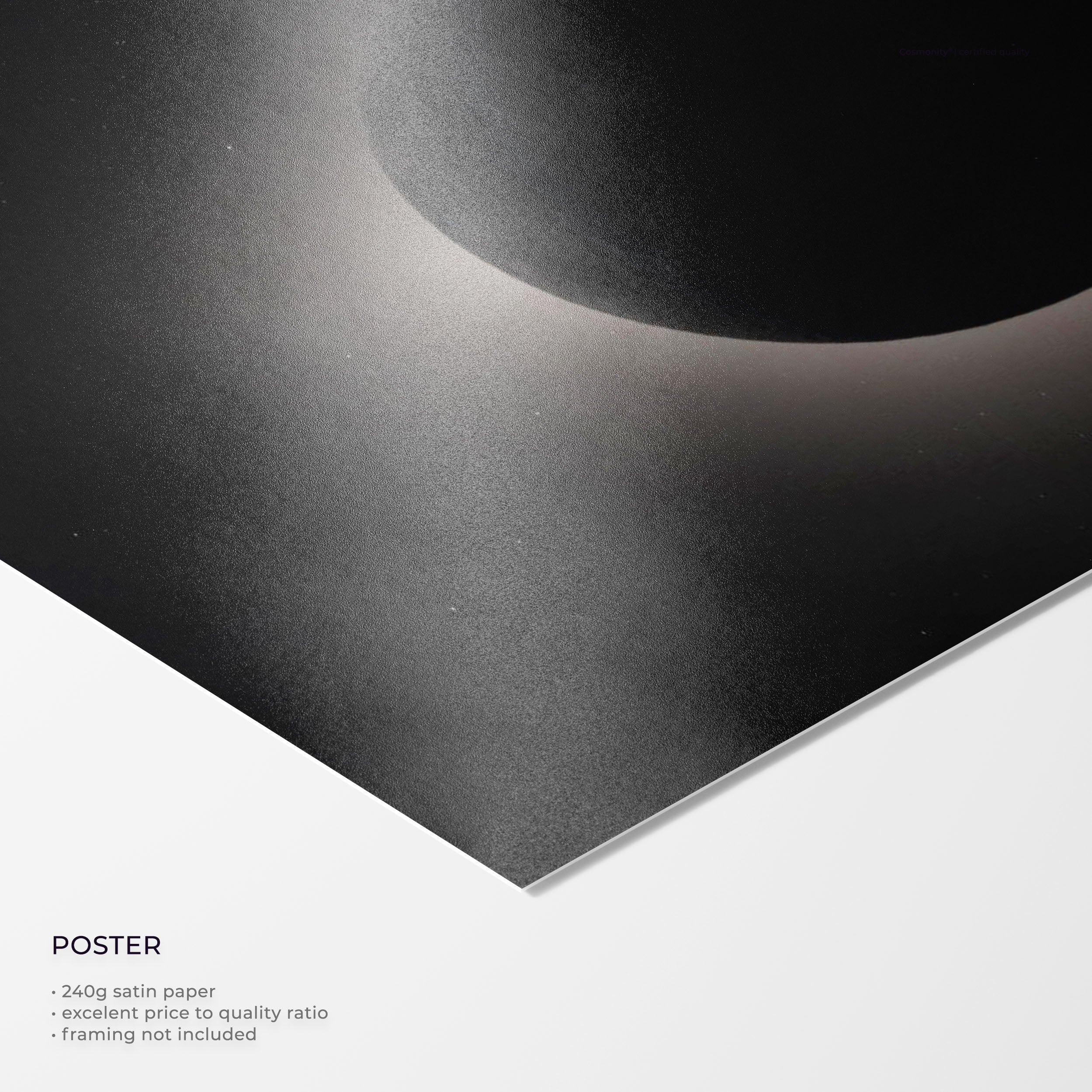 The Planets Shine Bright poster print close-up