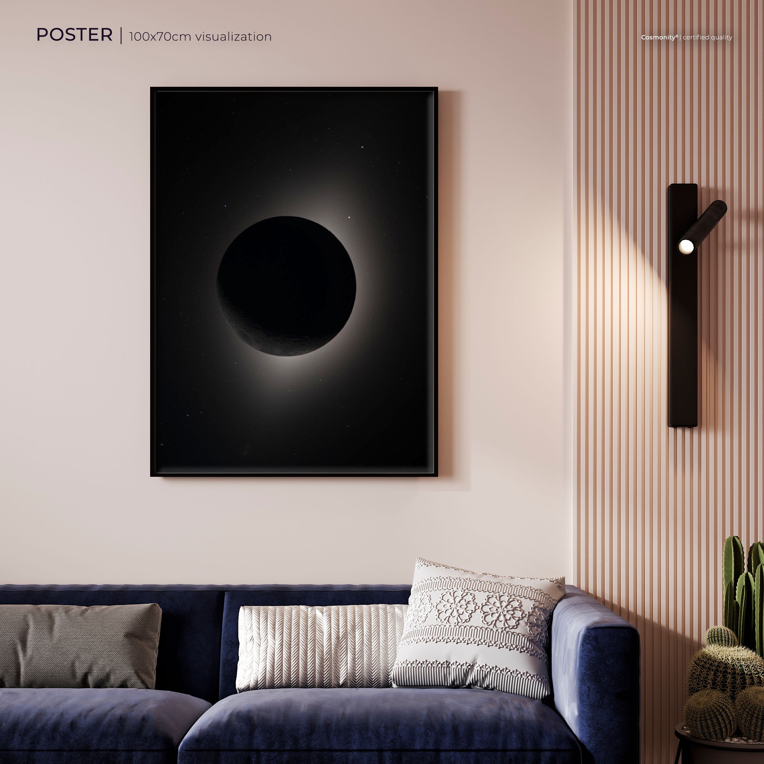 The Planets Shine Bright poster room visualization