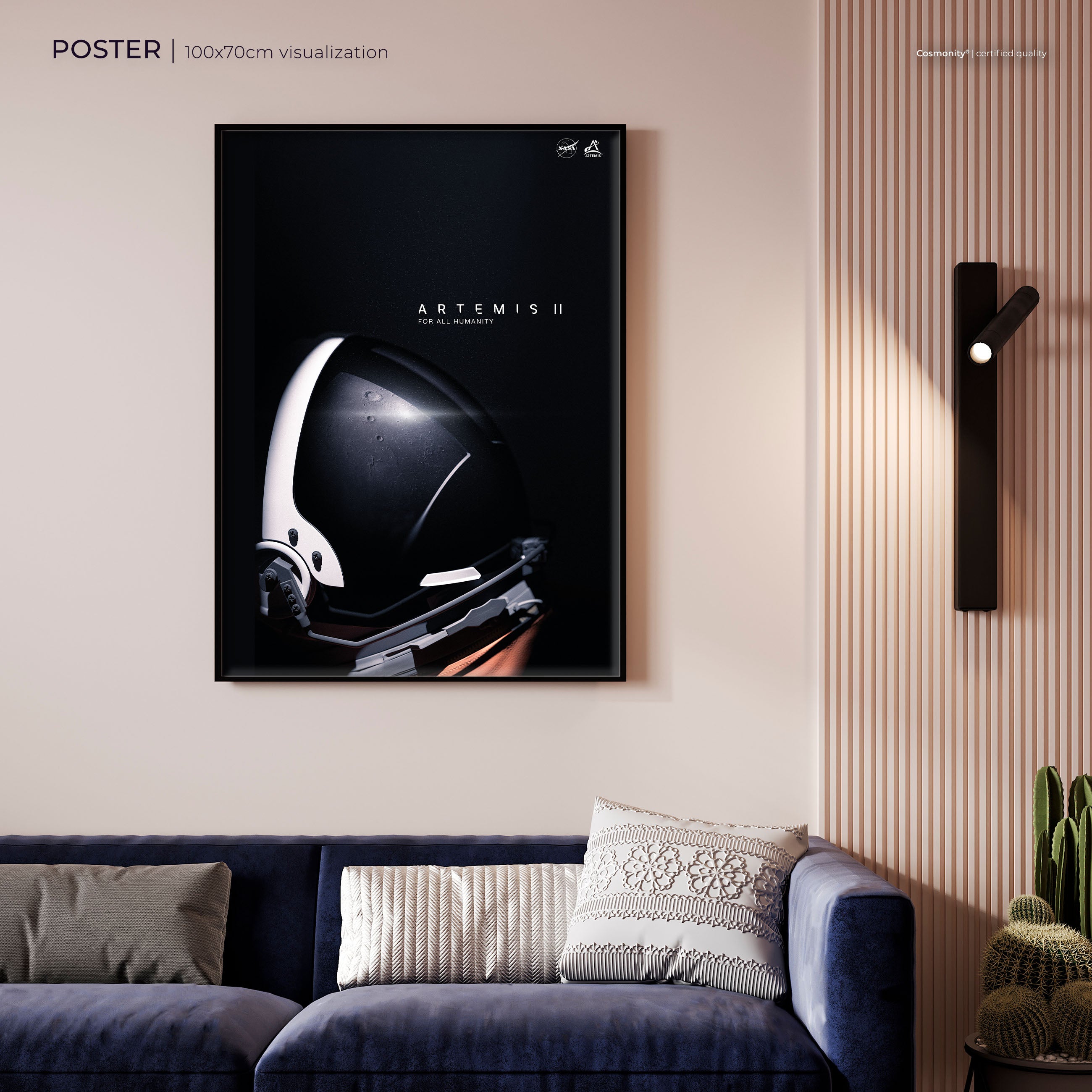 Artemis II Poster poster room visualization
