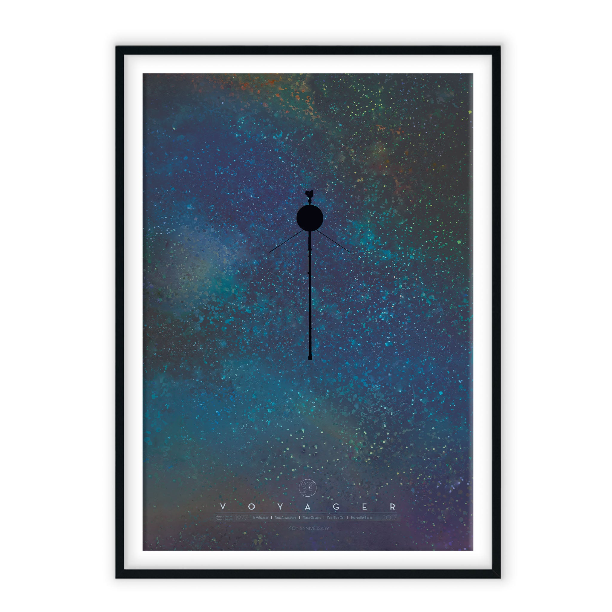 Voyager Spacecrafts - NASA Poster