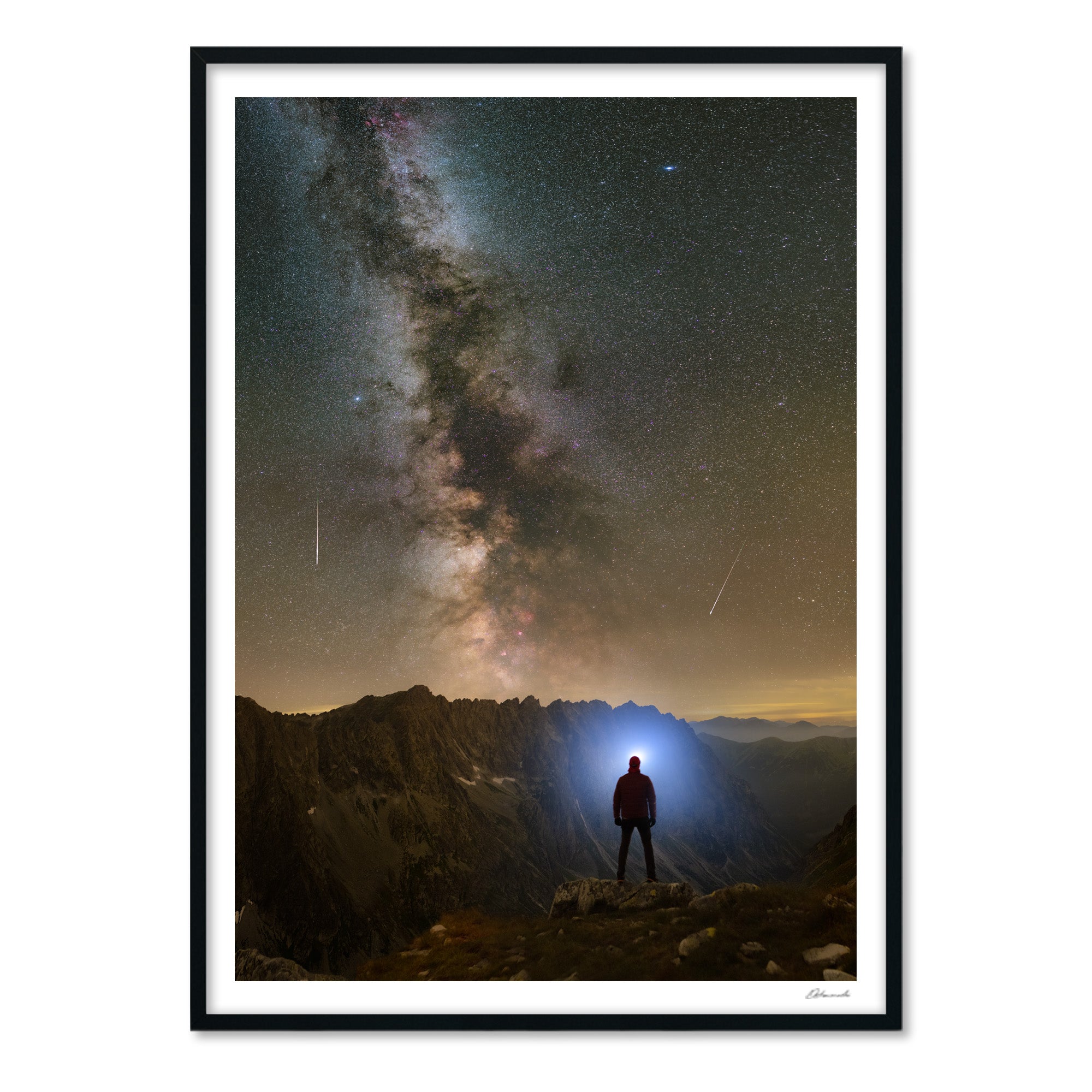 Perseids over the Mountains