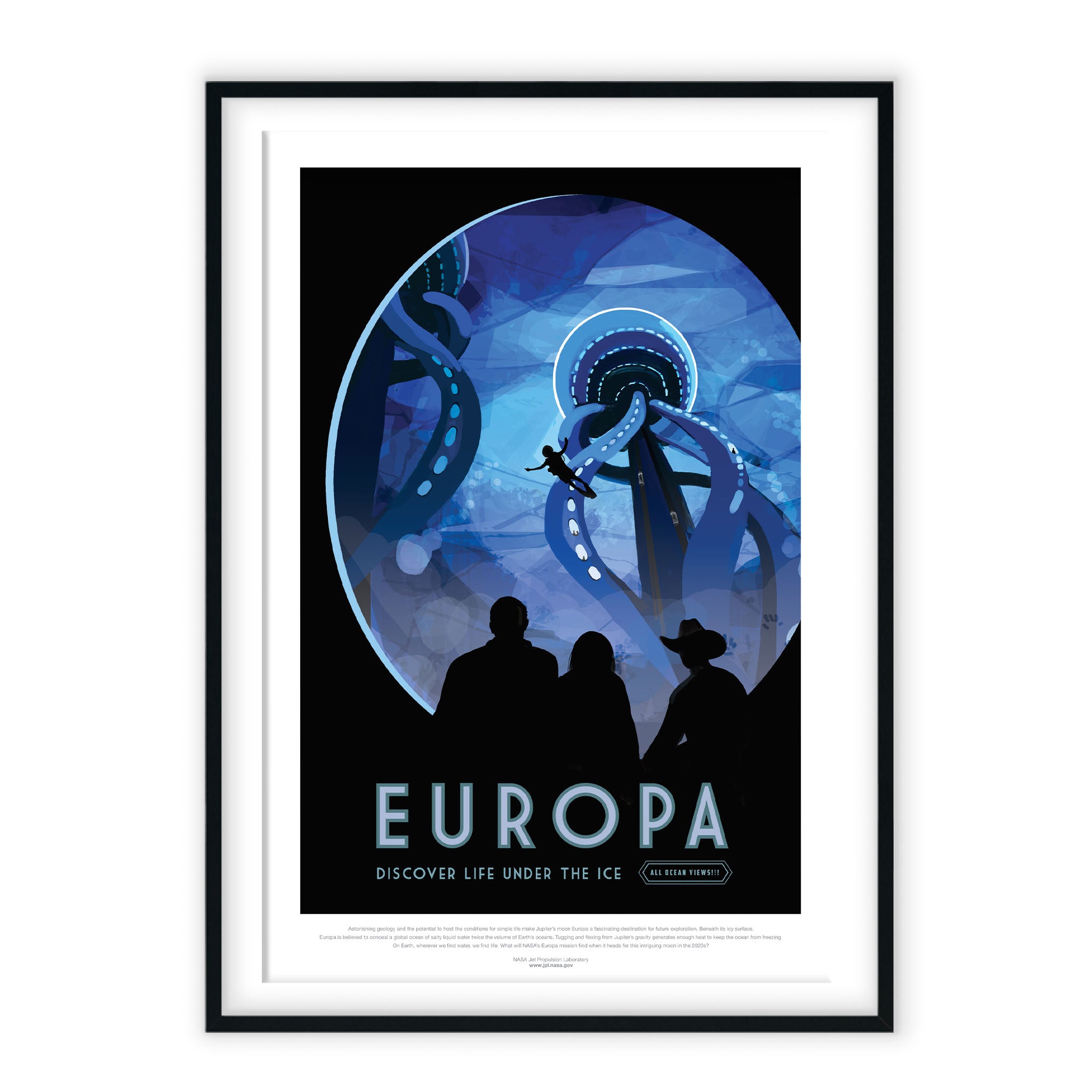 Europa - Visions of the Future Plakat NASA