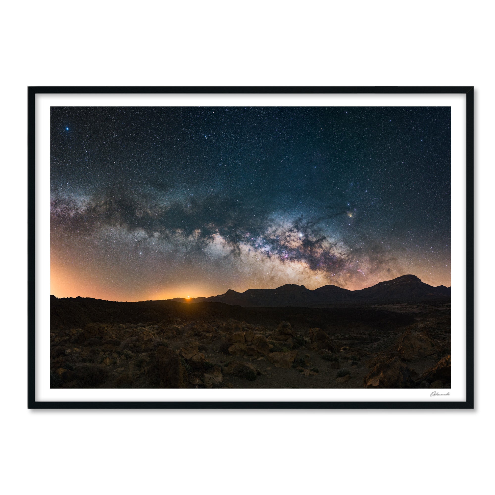 Milky Way over Las Cañadas del Teide, Tenerife