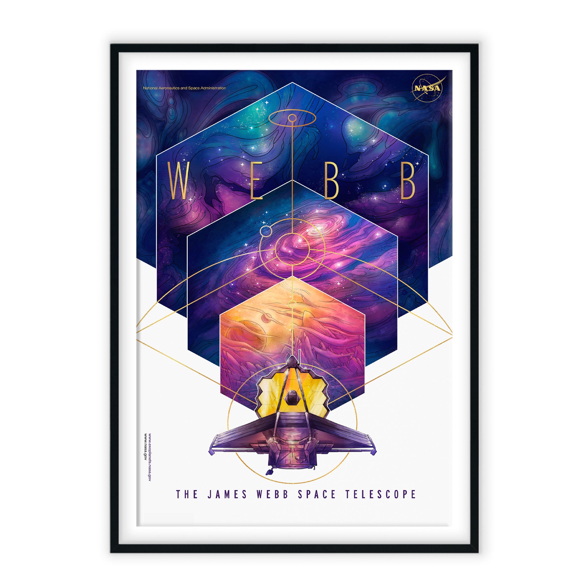James Webb Space Telescope NASA Poster