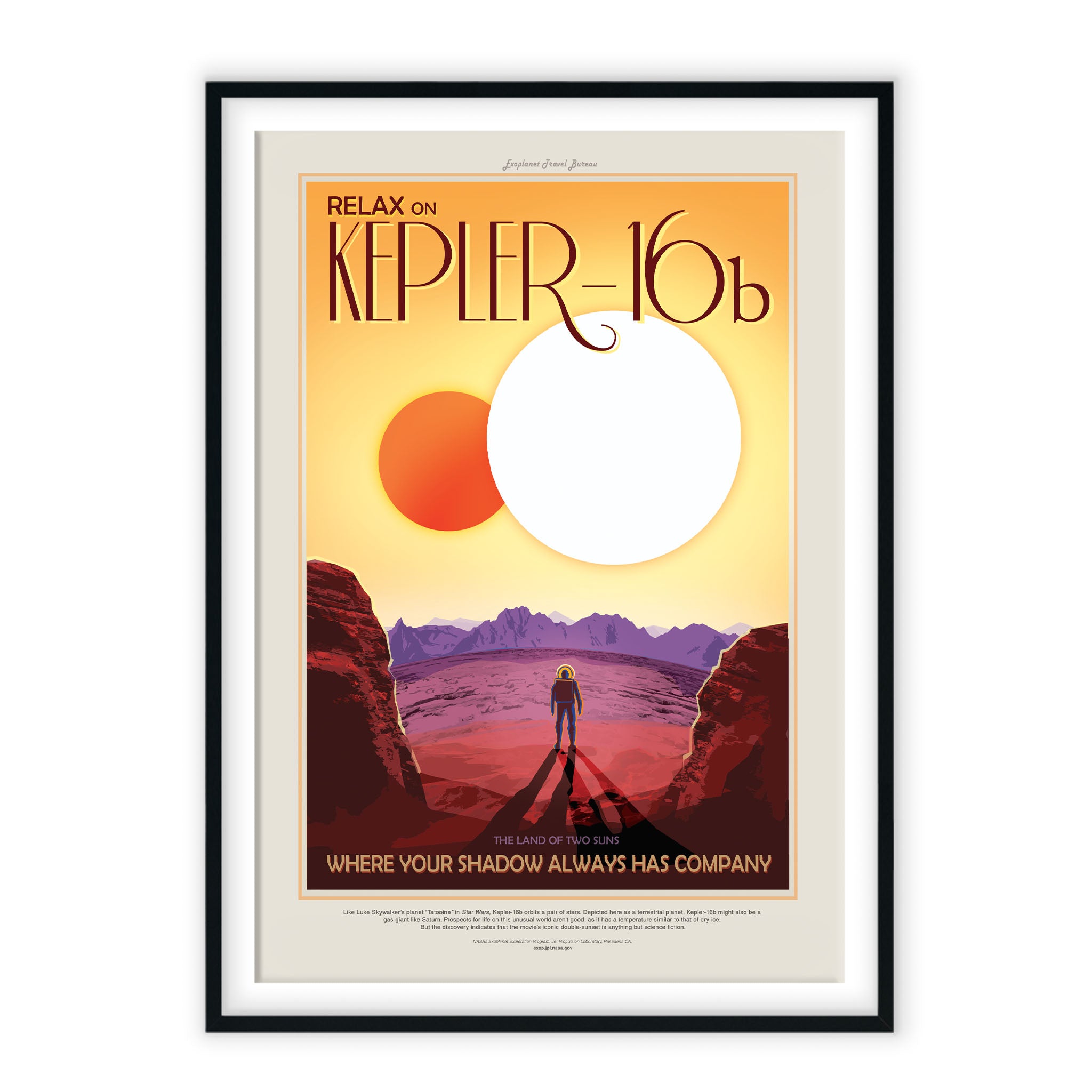 Kepler 16b - Visions of the Future Plakat NASA