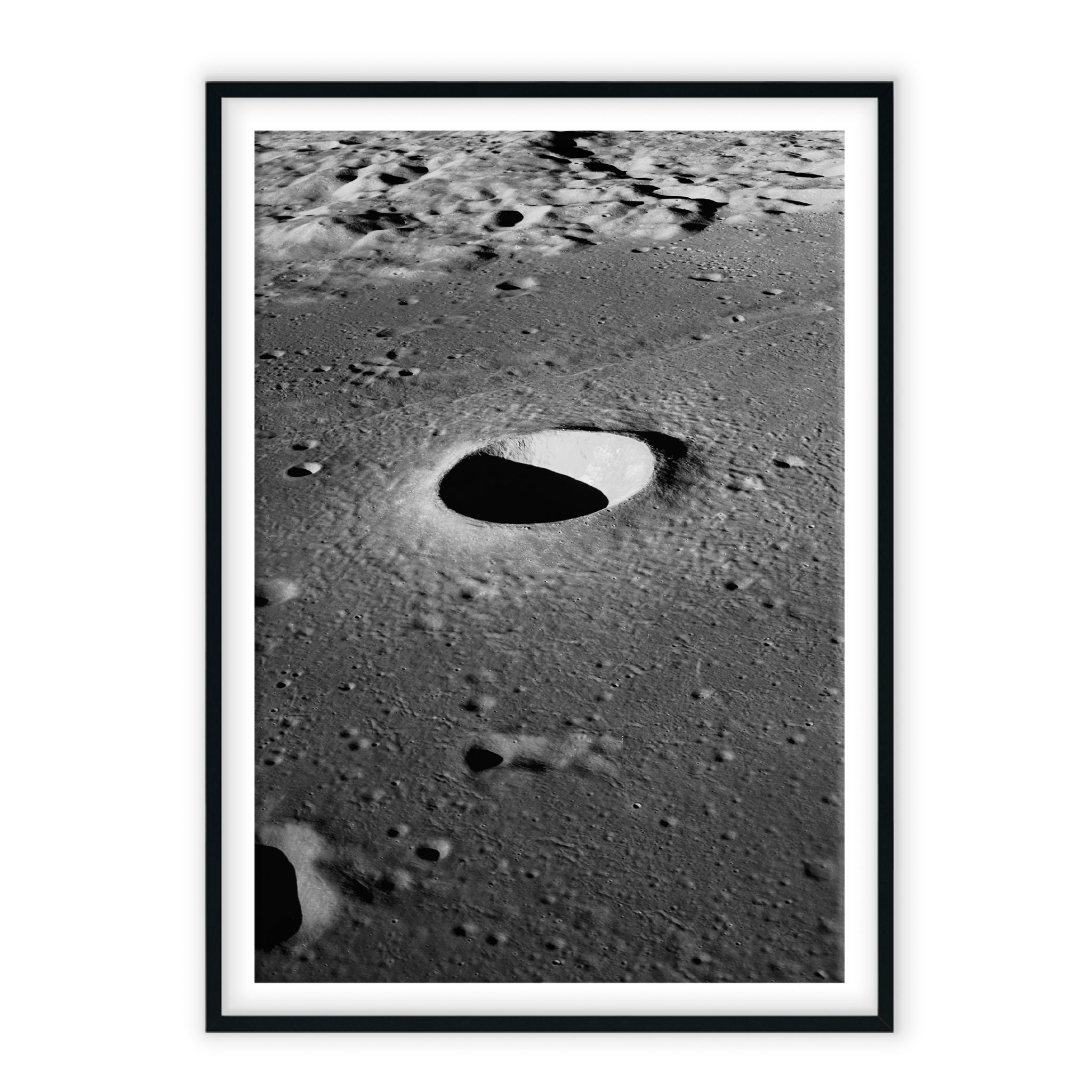 Hole on the Moon - Moltke Crater