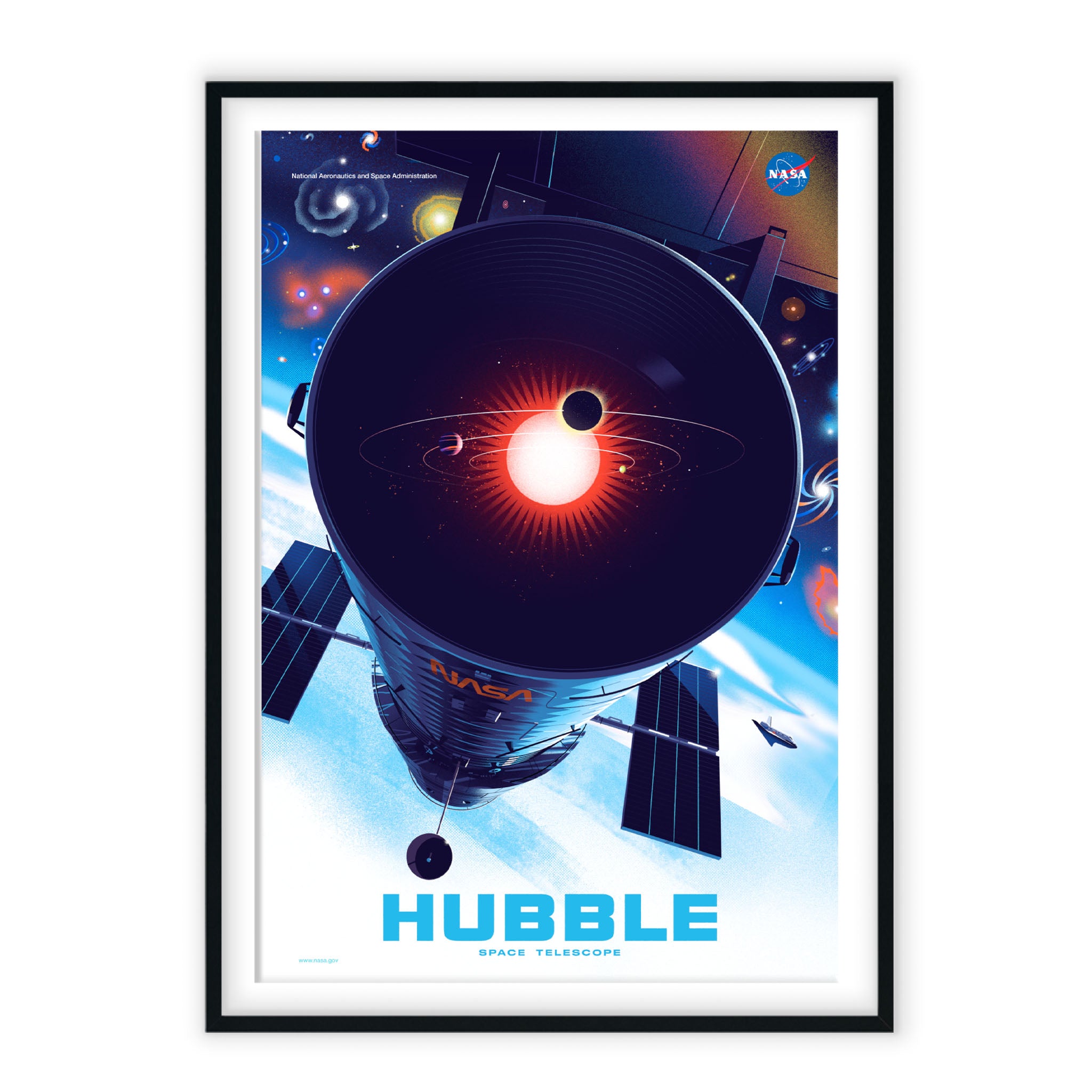 Hubble Plakat NASA
