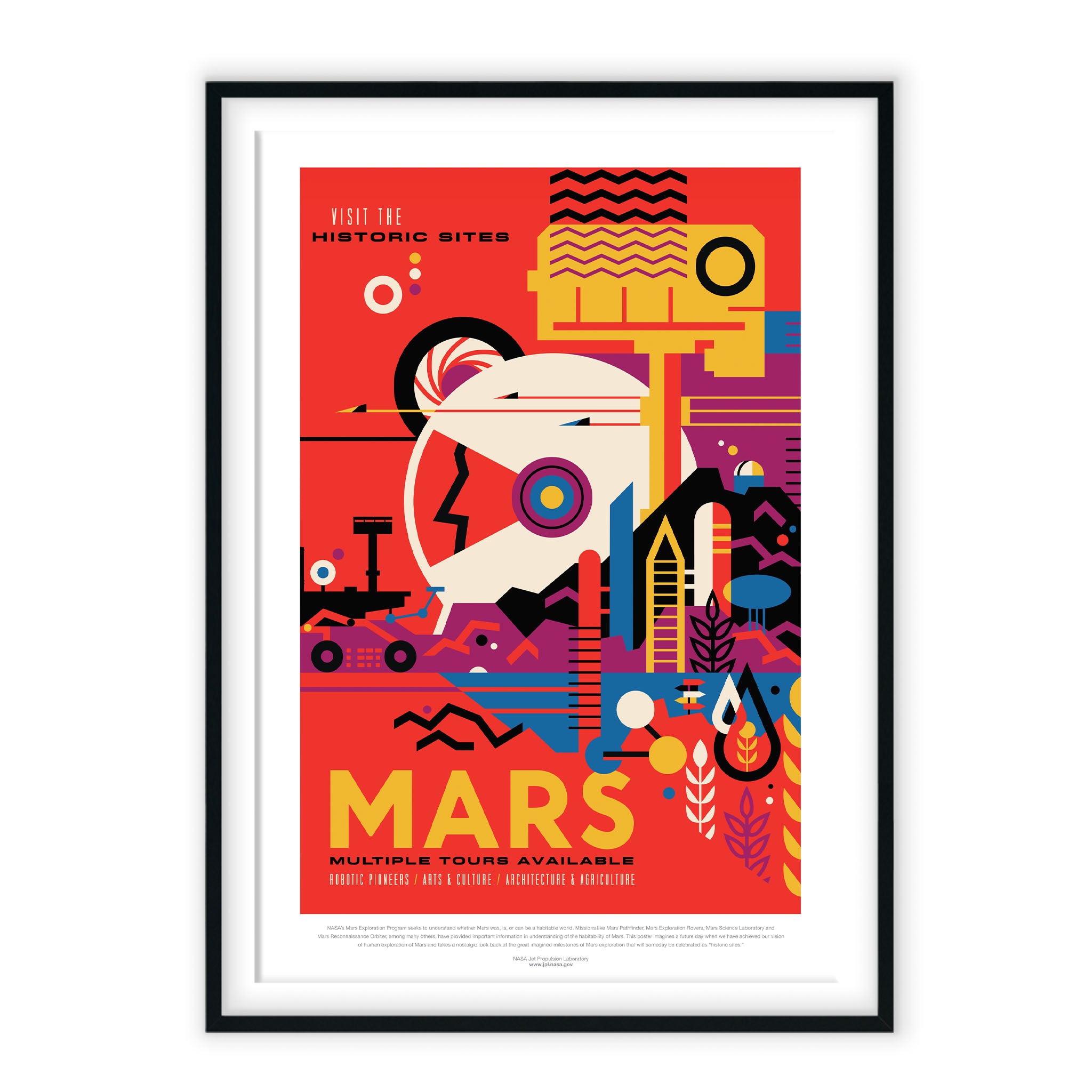 Mars - Visions of the Future Plakat NASA