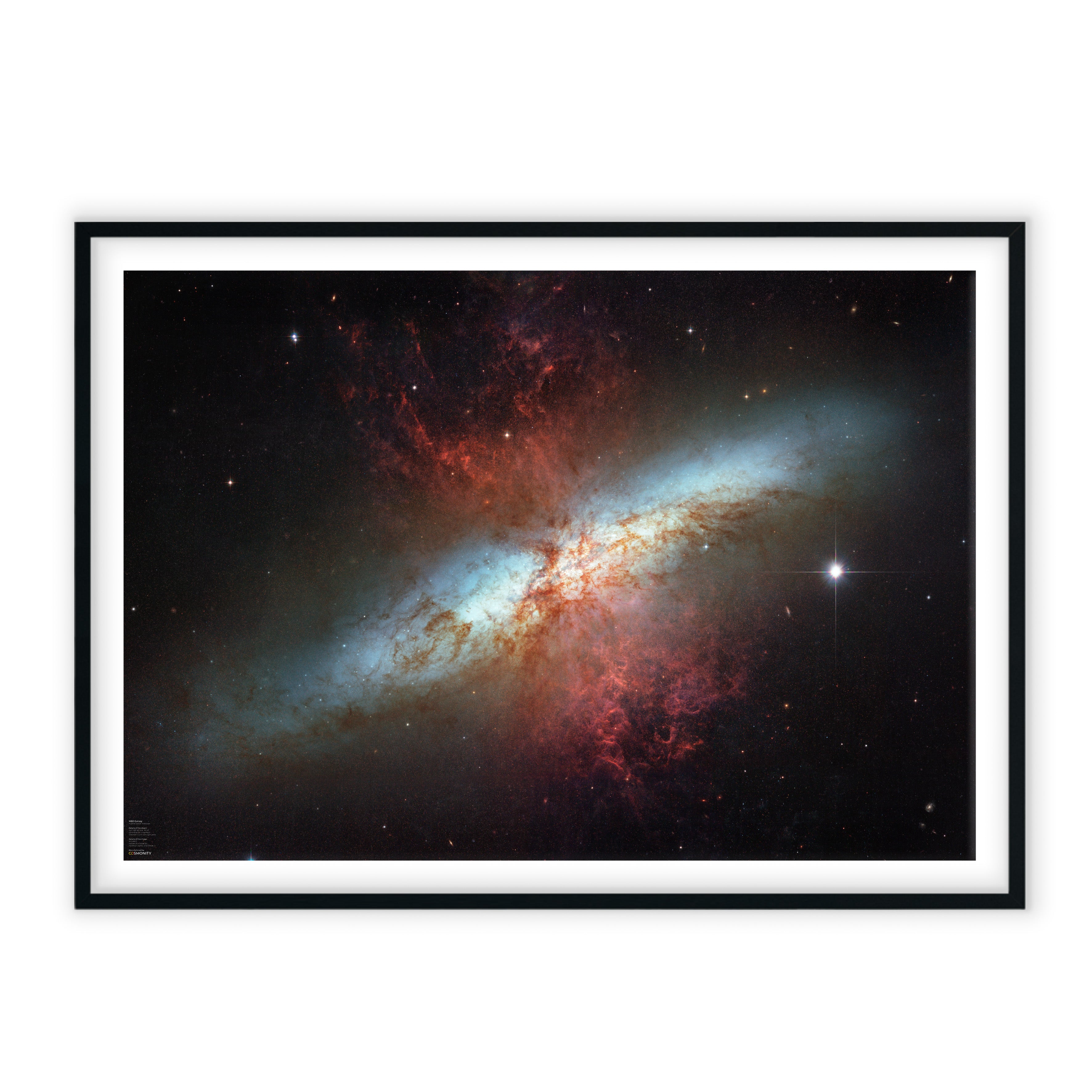 Galaktyka Cygaro - Messier 82