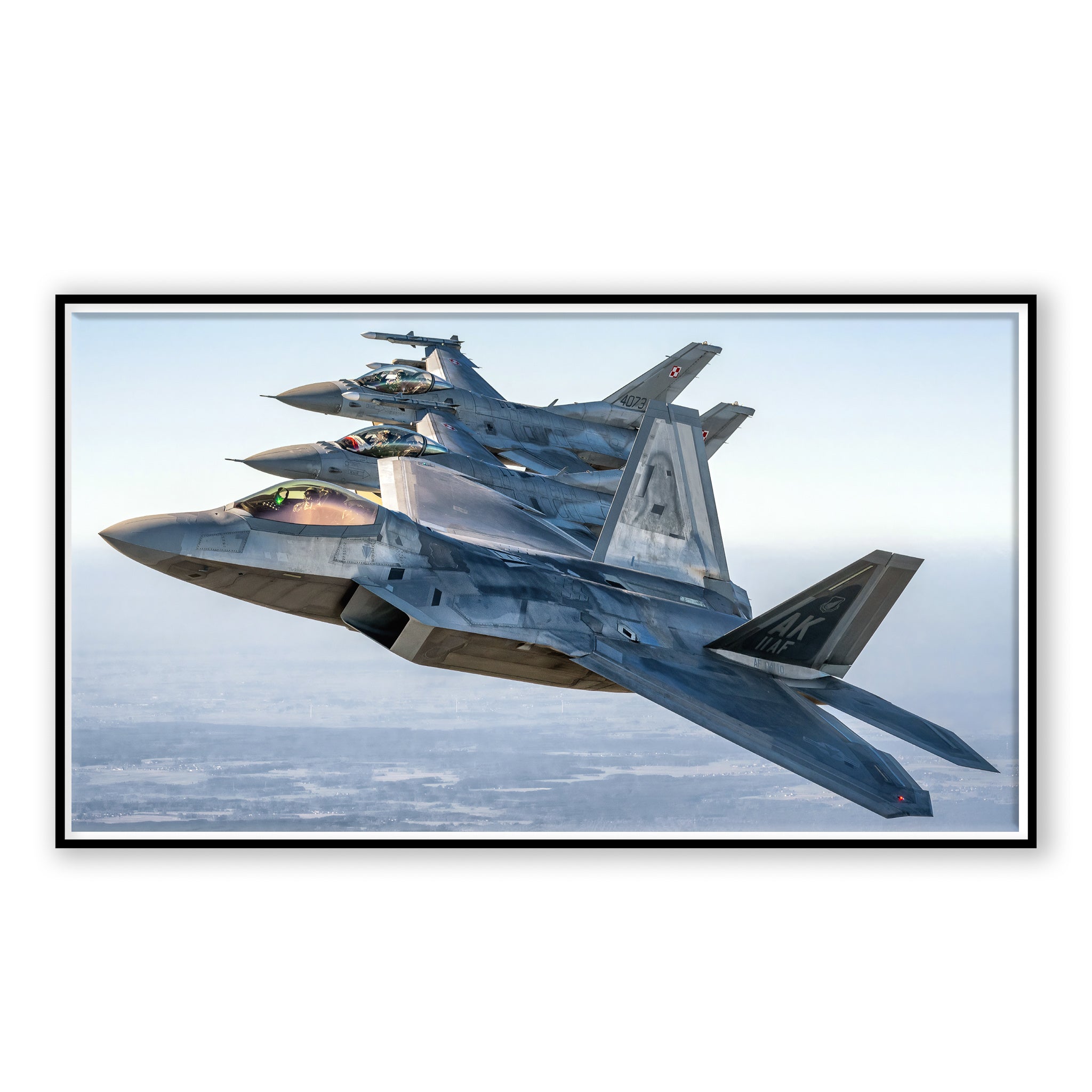 Jastrzębie spotykają Raptora - F-16 & F-22