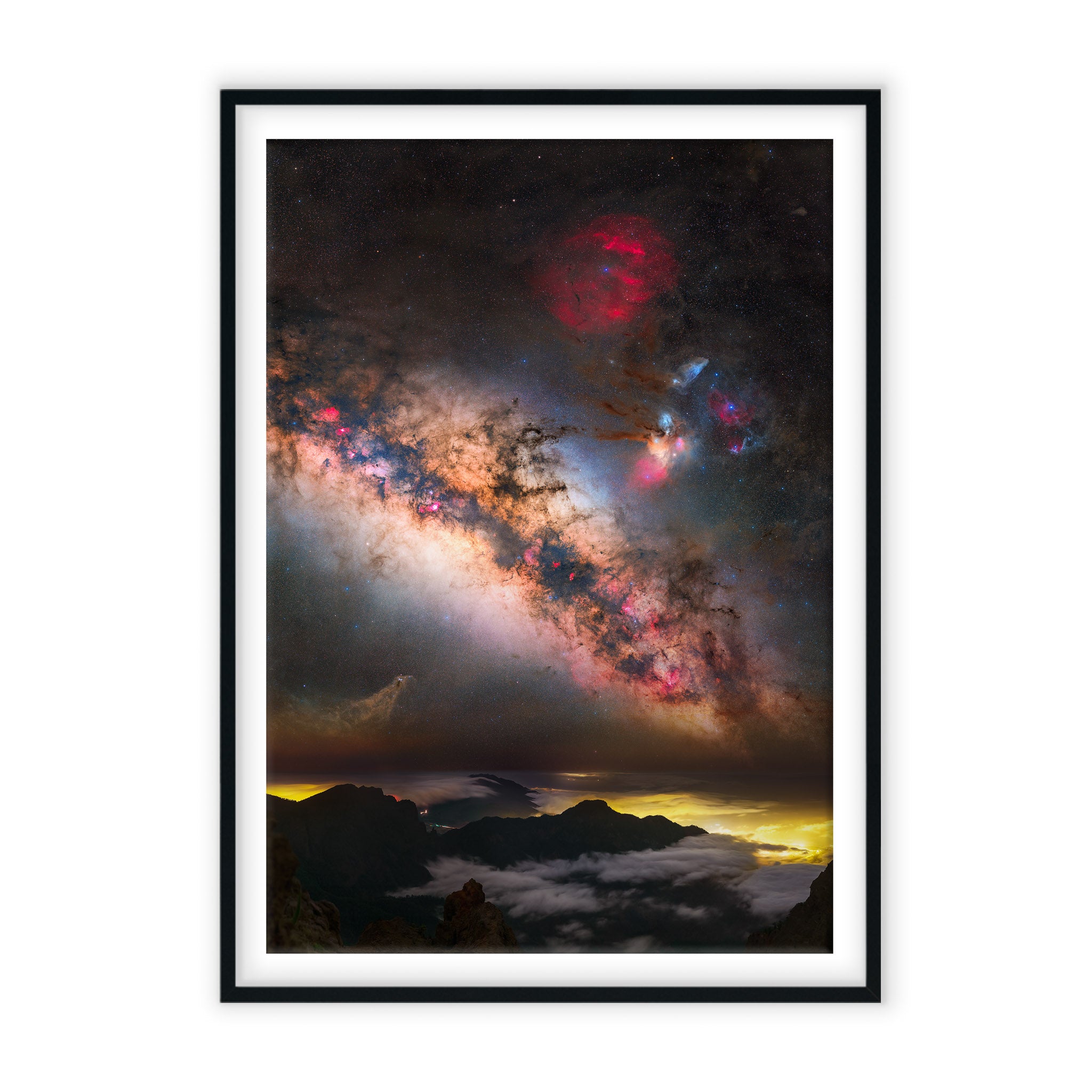 Half gigapixel Milky Way over La Palma