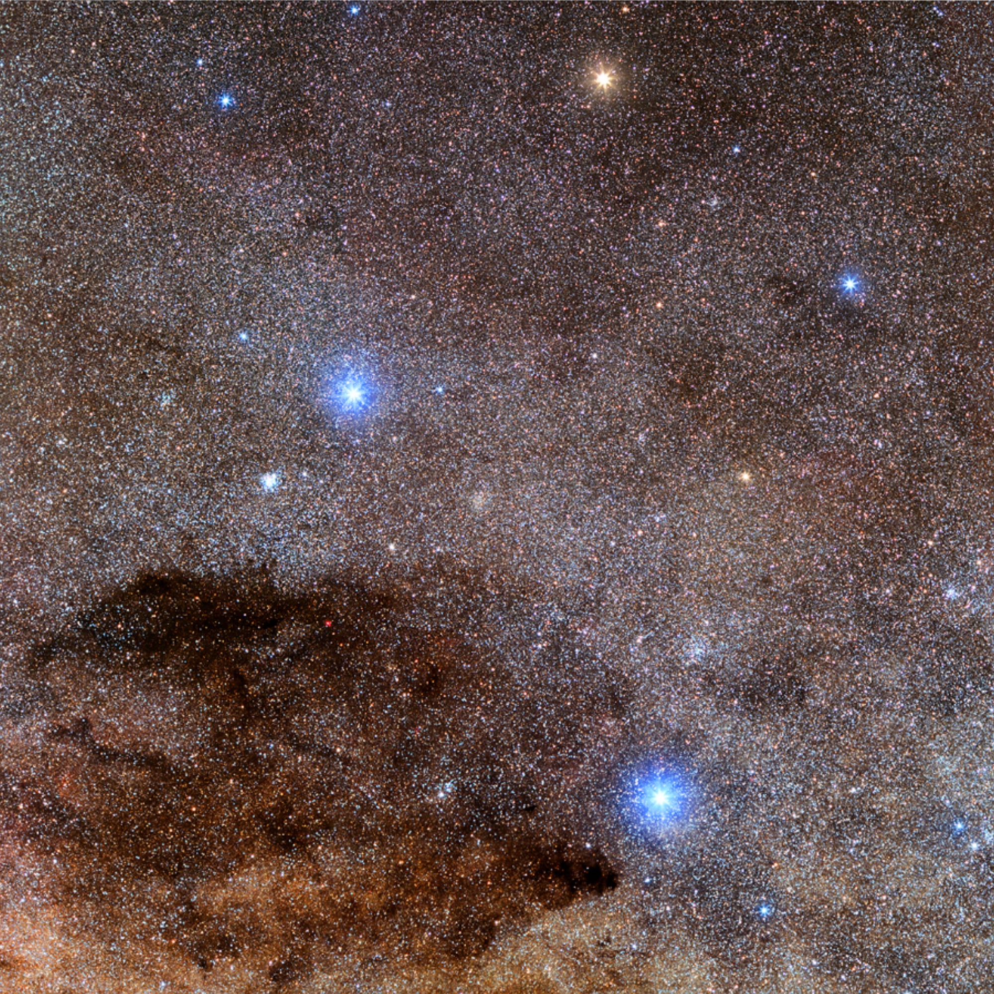 Crux and Coalsack Nebula - Gigalaxy