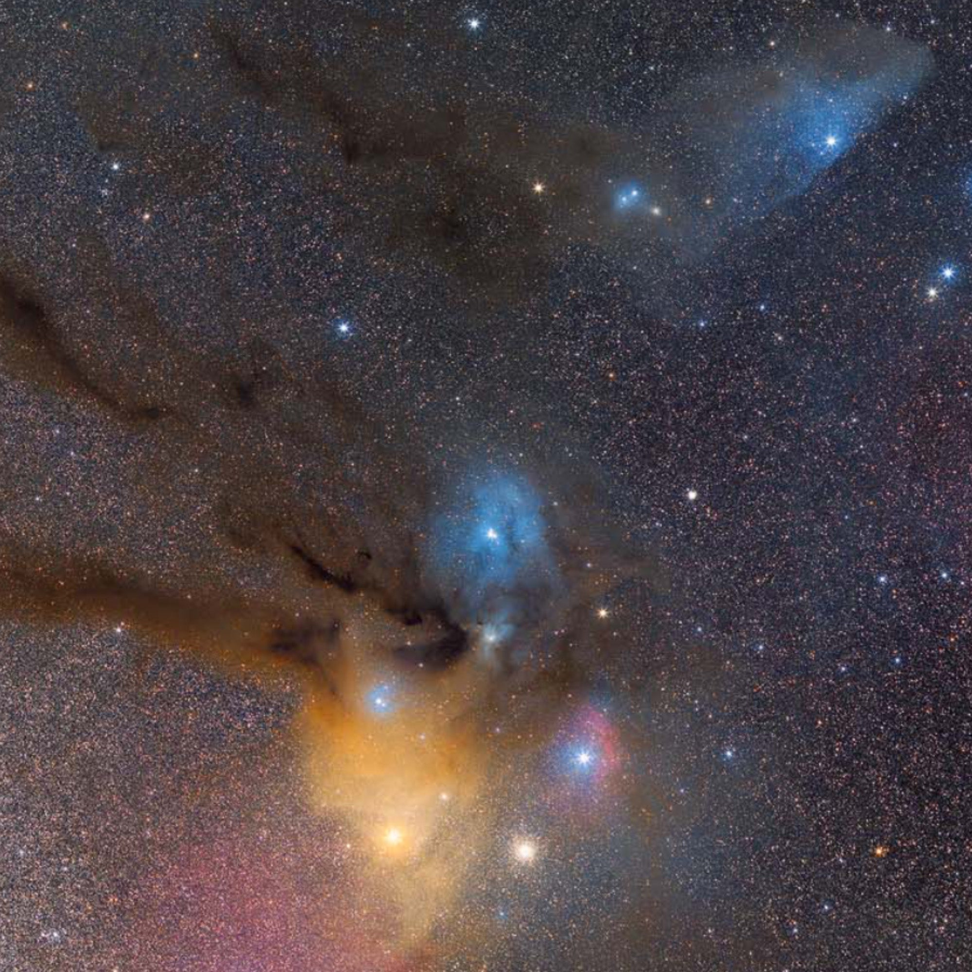 Rho Ophiuchi Nebula - Gigalaxy