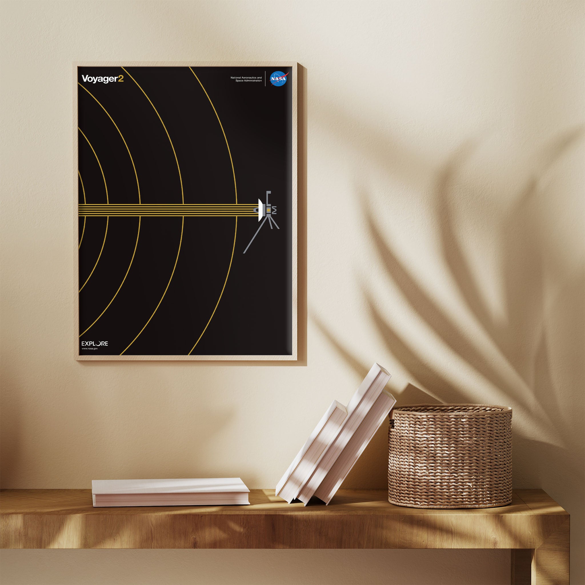 Voyager Interstellar Gold -  Plakat NASA