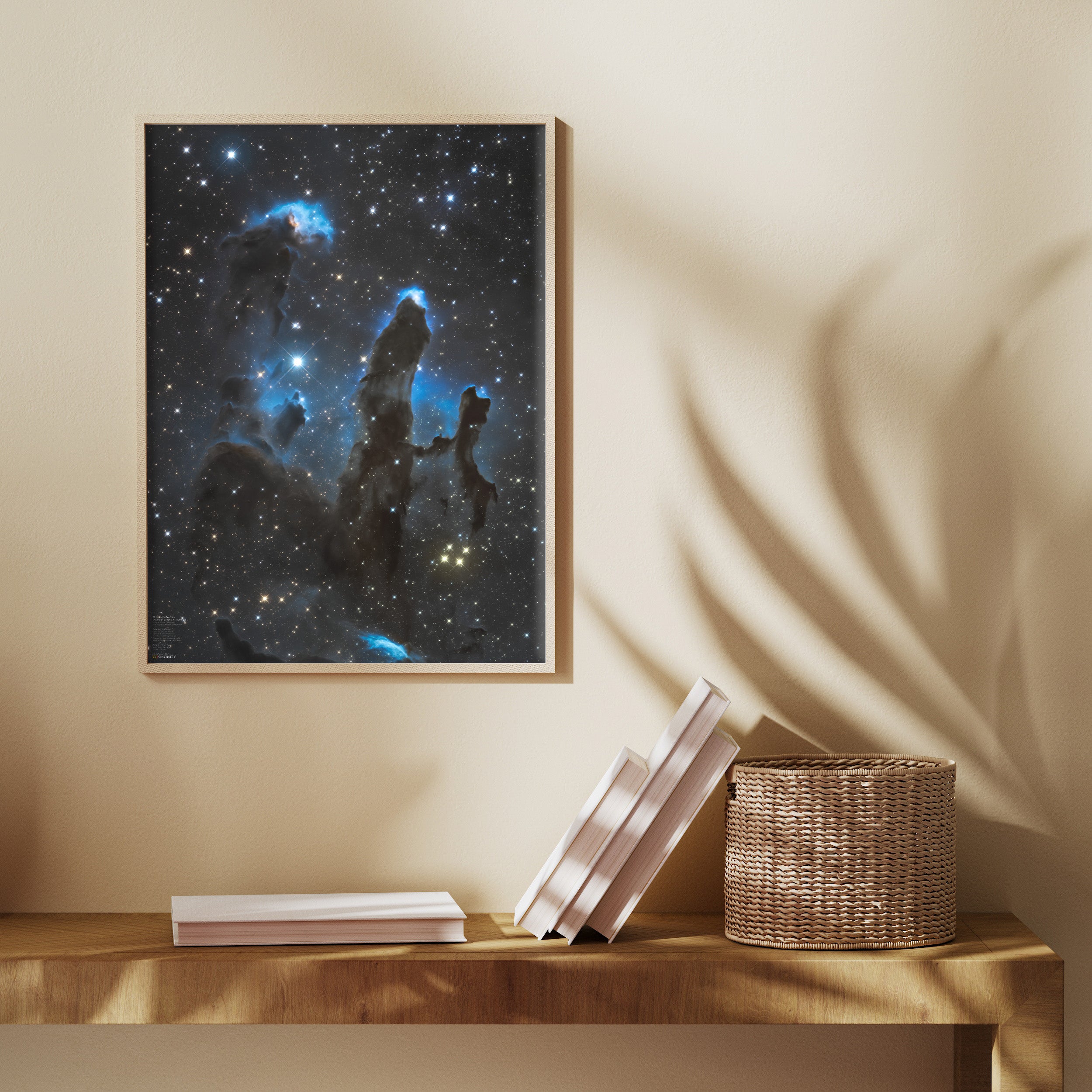 A starry night in the Pillars of Creation