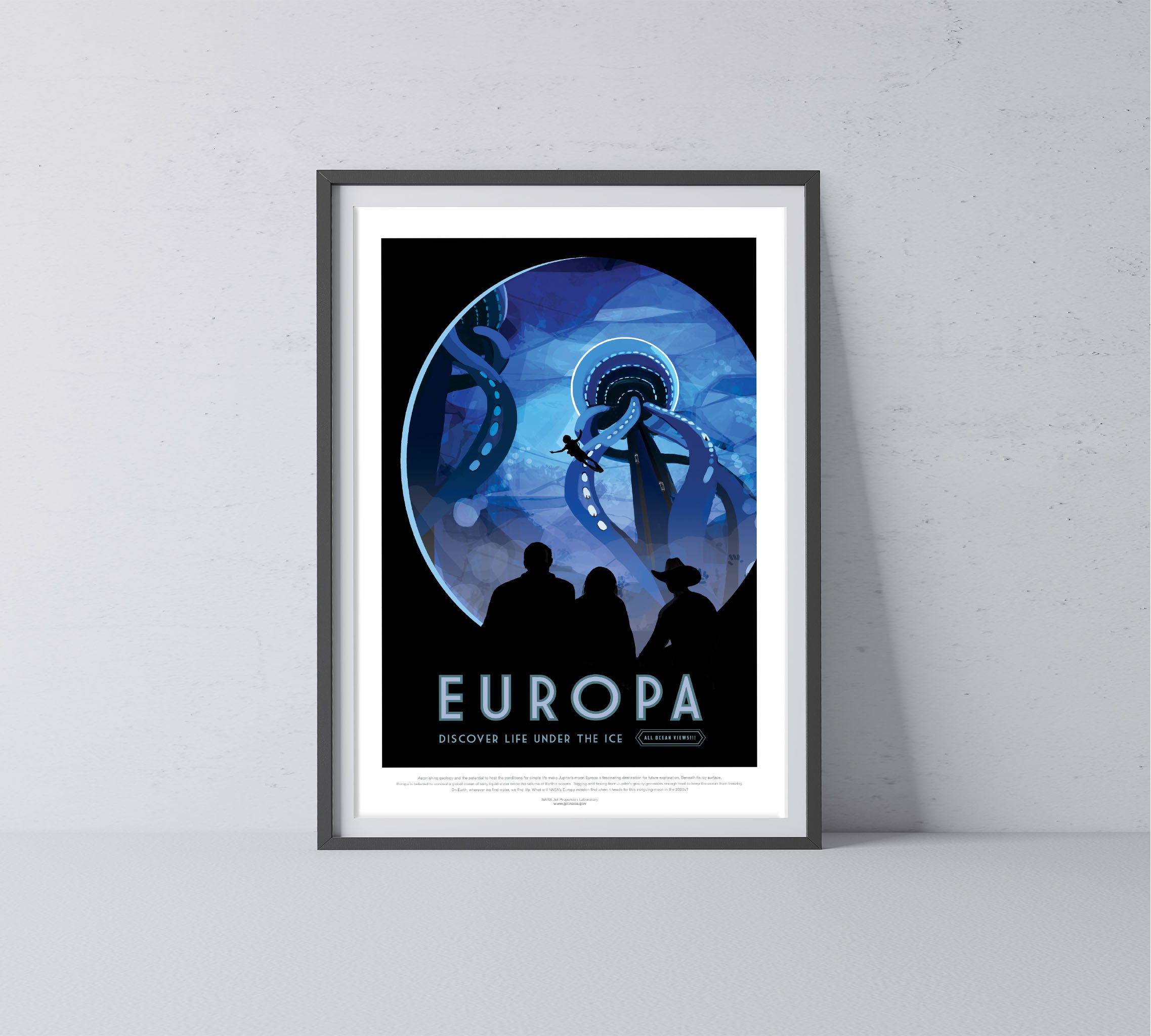 Europa - Visions of the Future Plakat NASA