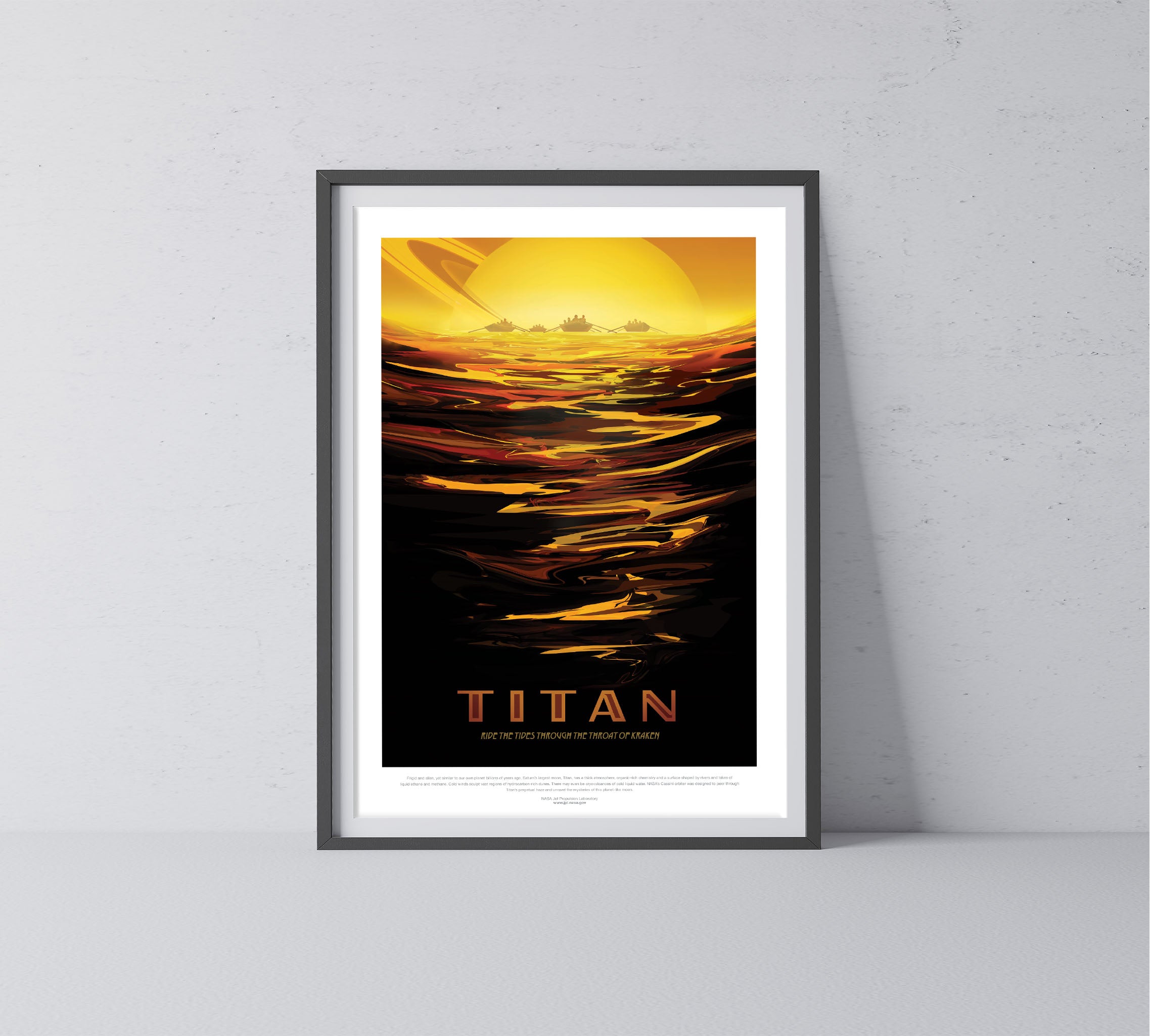 Tytan - Visions of the Future Plakat NASA