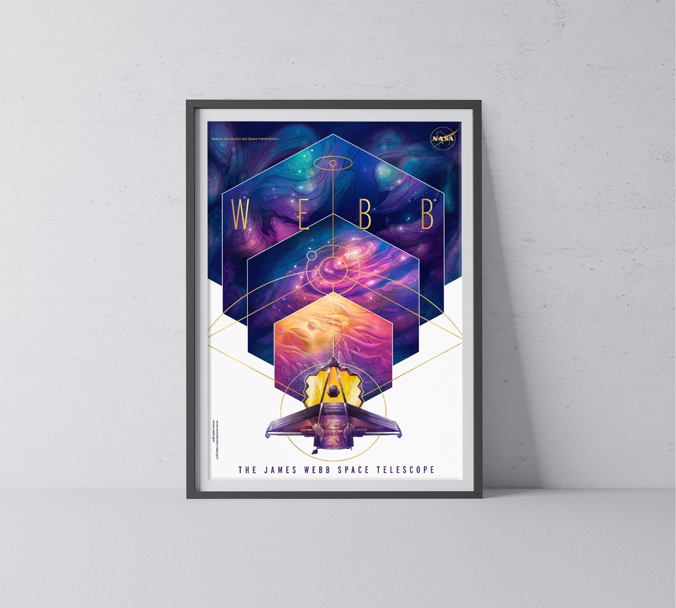 James Webb Space Telescope NASA Poster