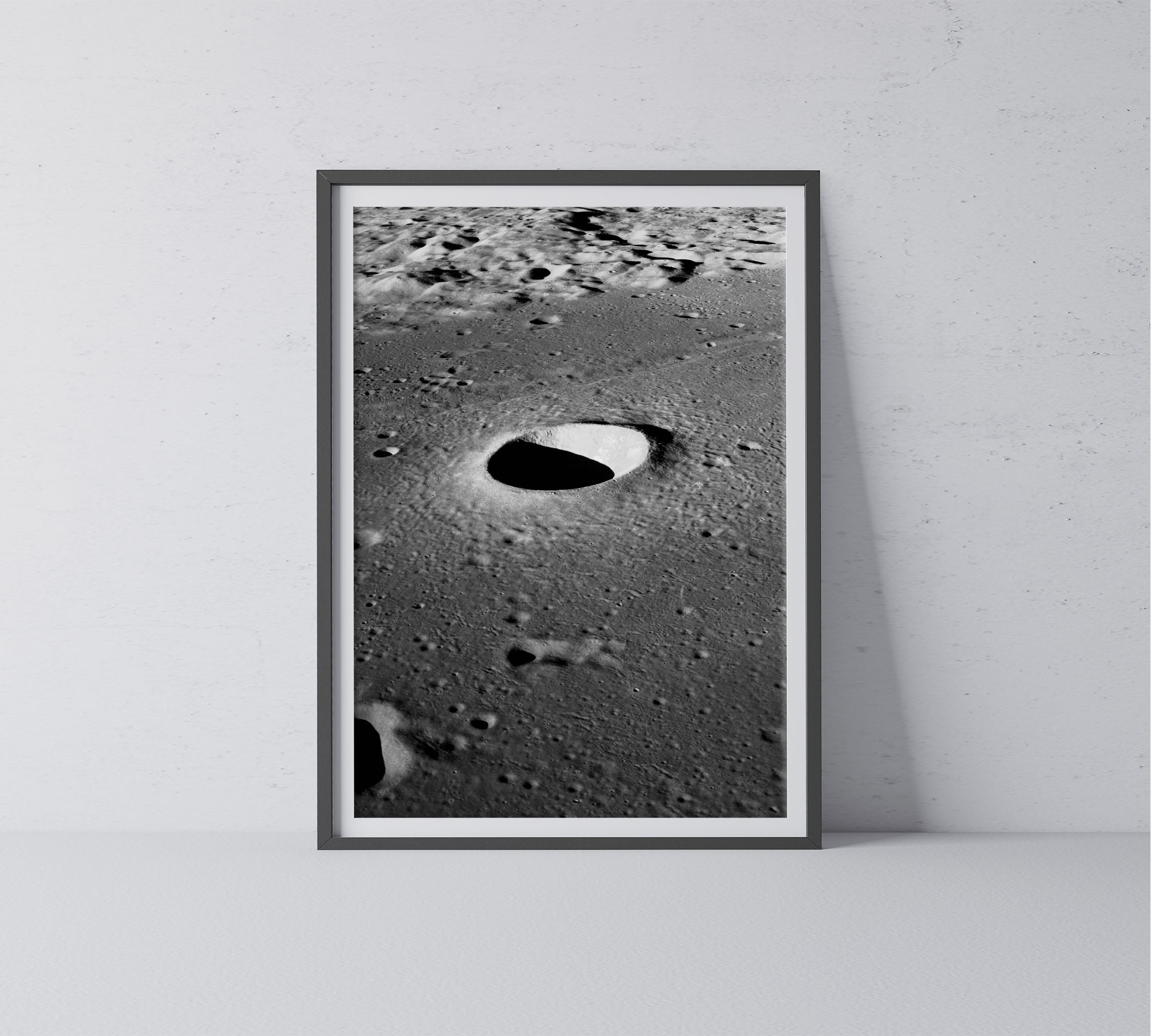 Hole on the Moon - Moltke Crater