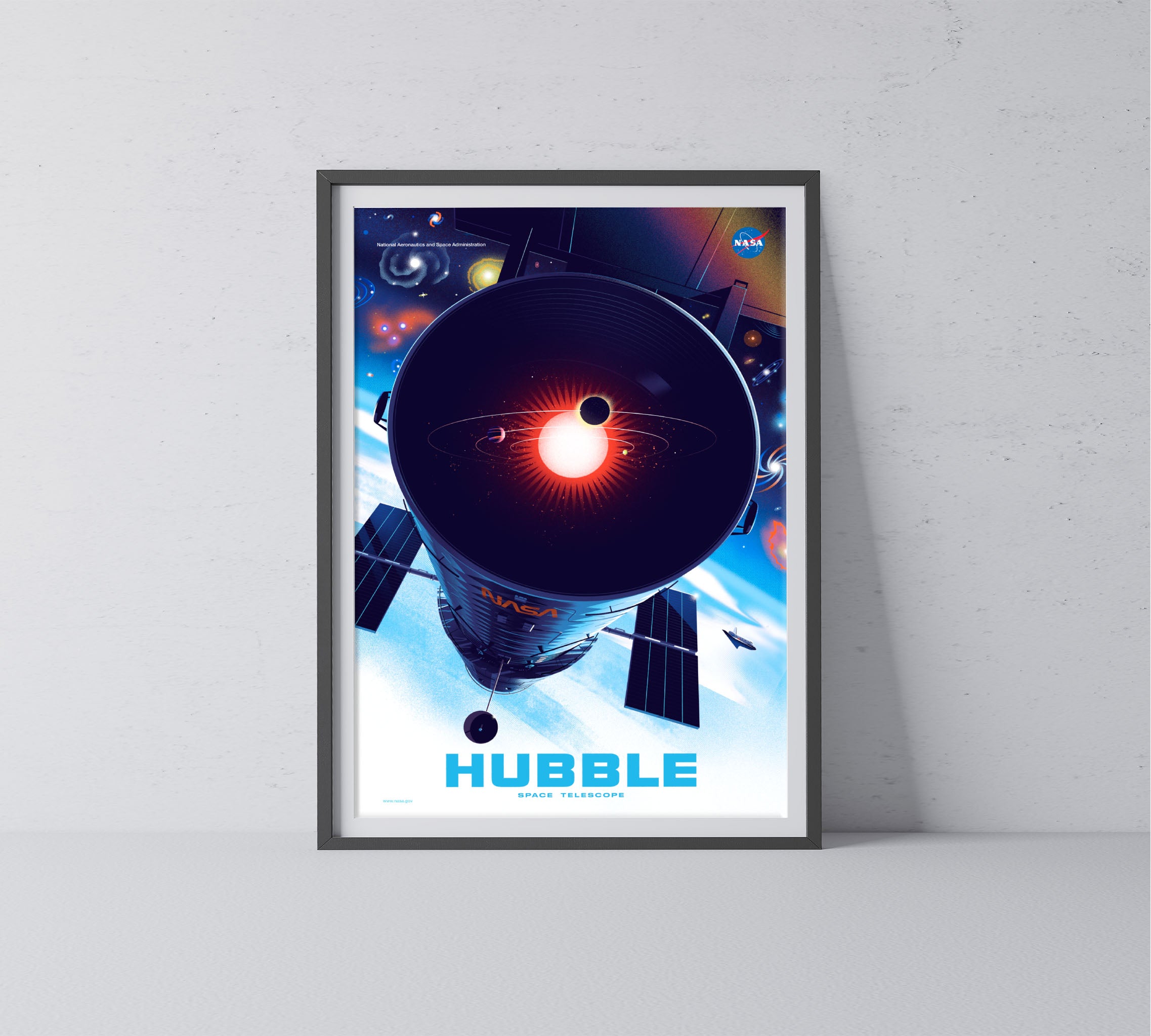Hubble Plakat NASA