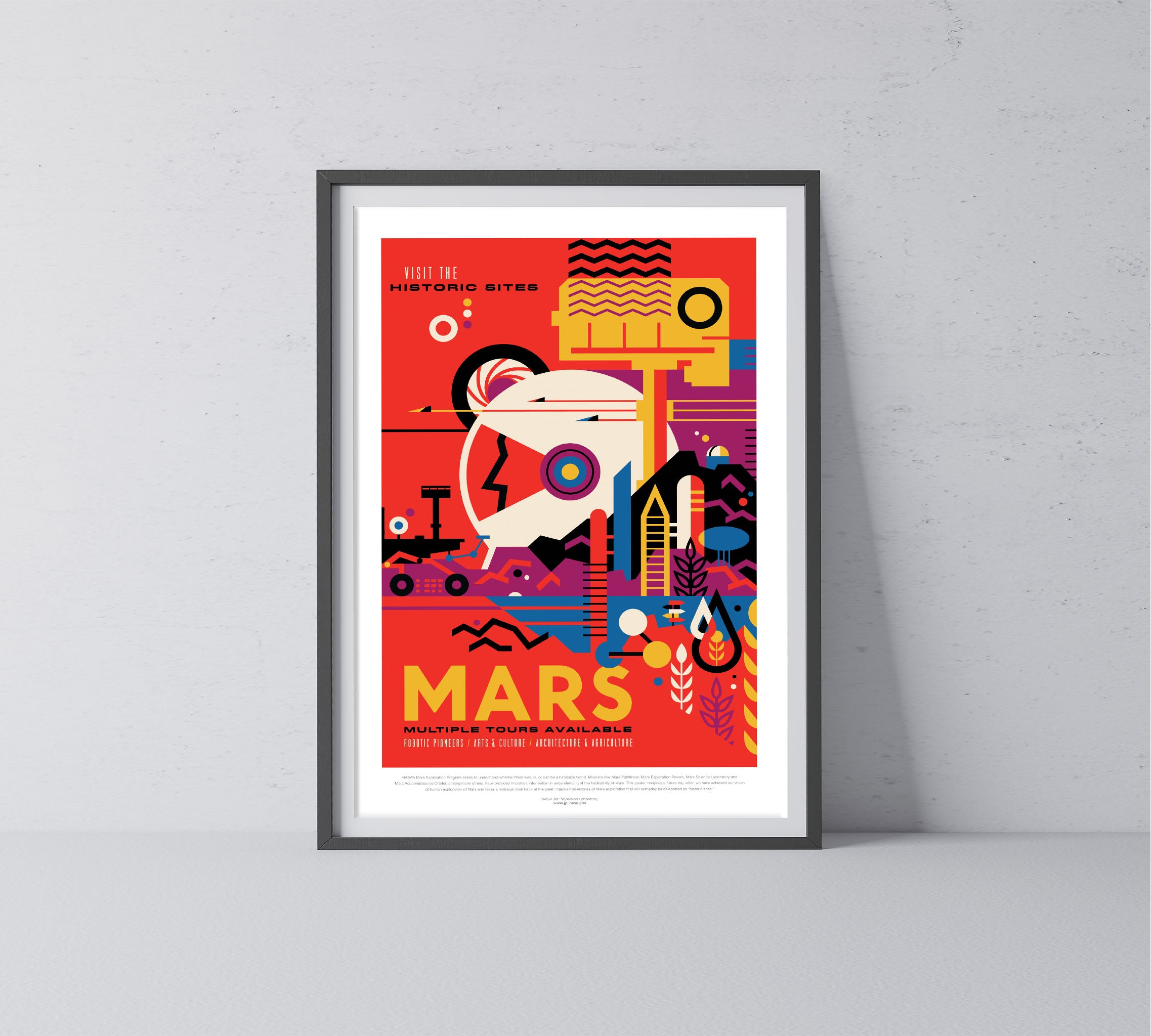 Mars - Visions of the Future Plakat NASA