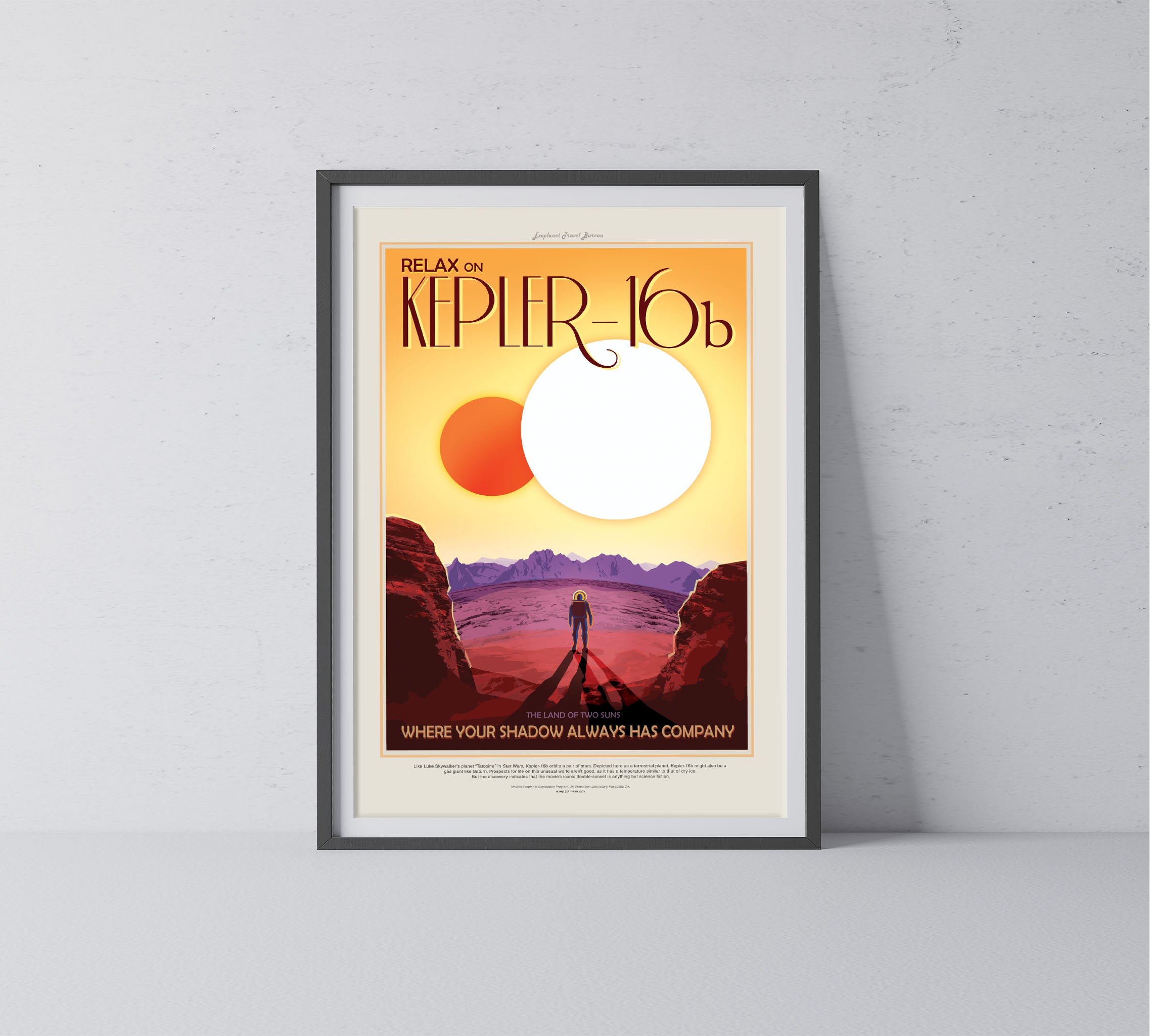 Kepler 16b - Visions of the Future Plakat NASA