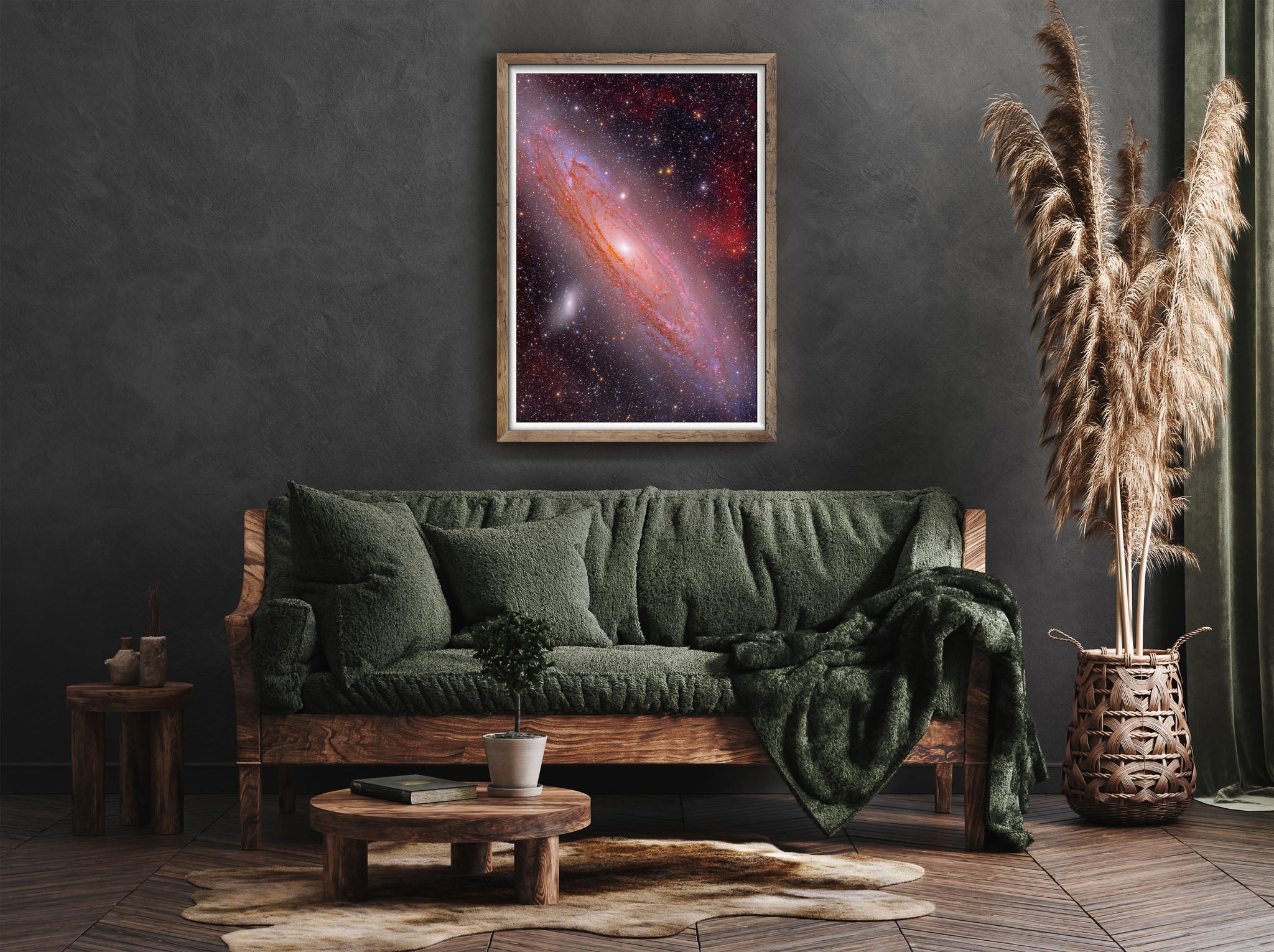 Andromeda w chmurach wodoru