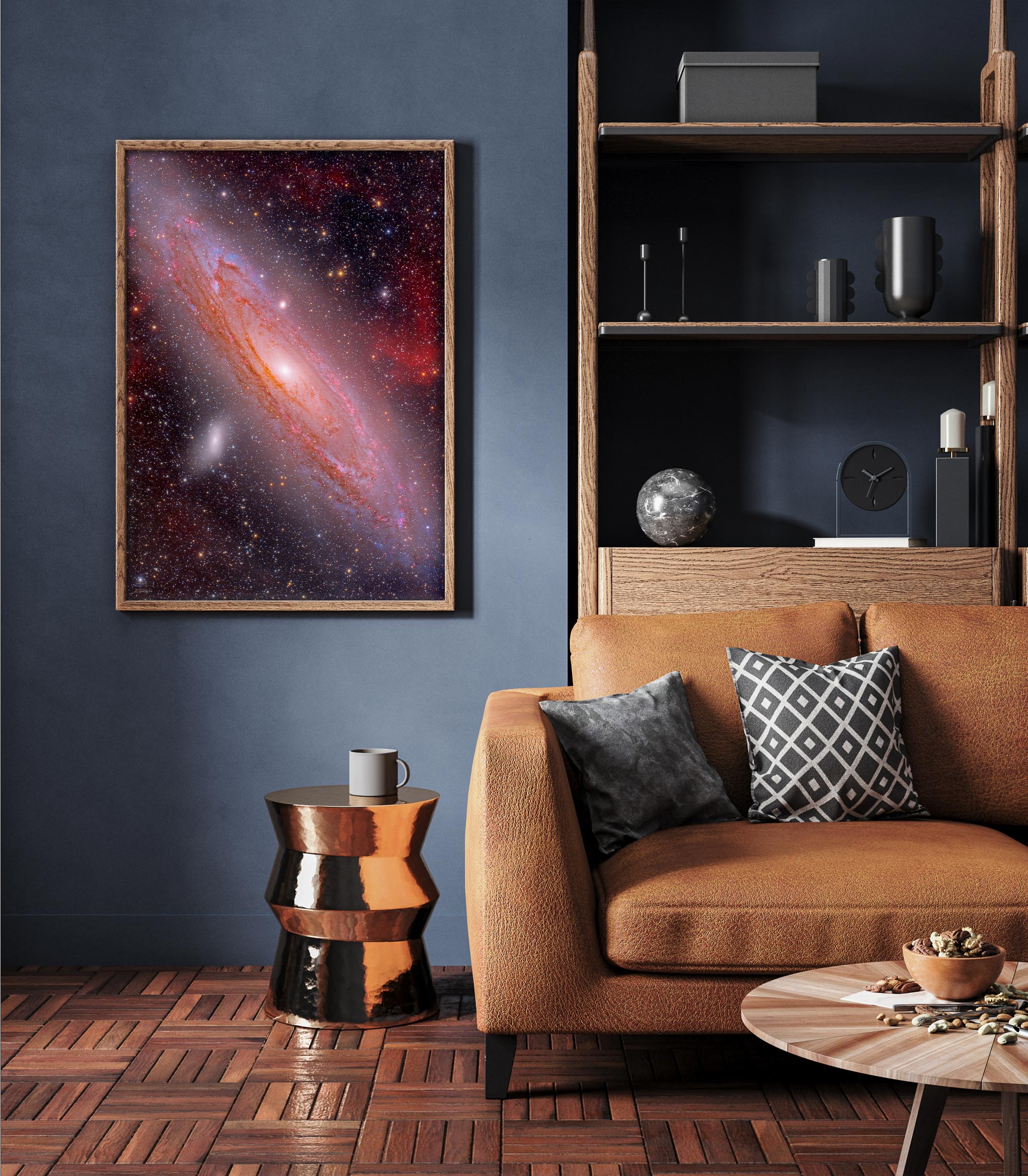 Andromeda w chmurach wodoru