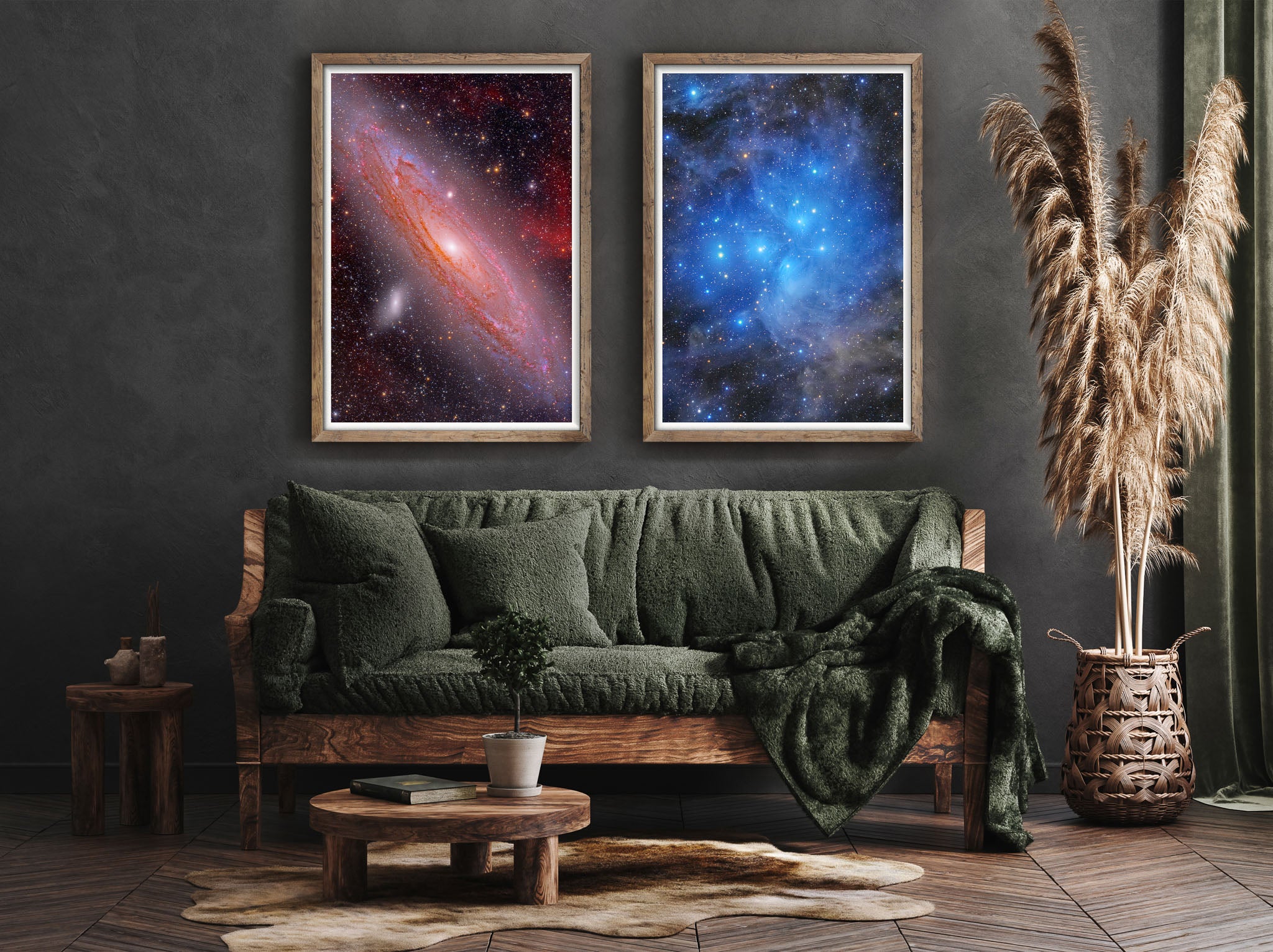 Andromeda w chmurach wodoru