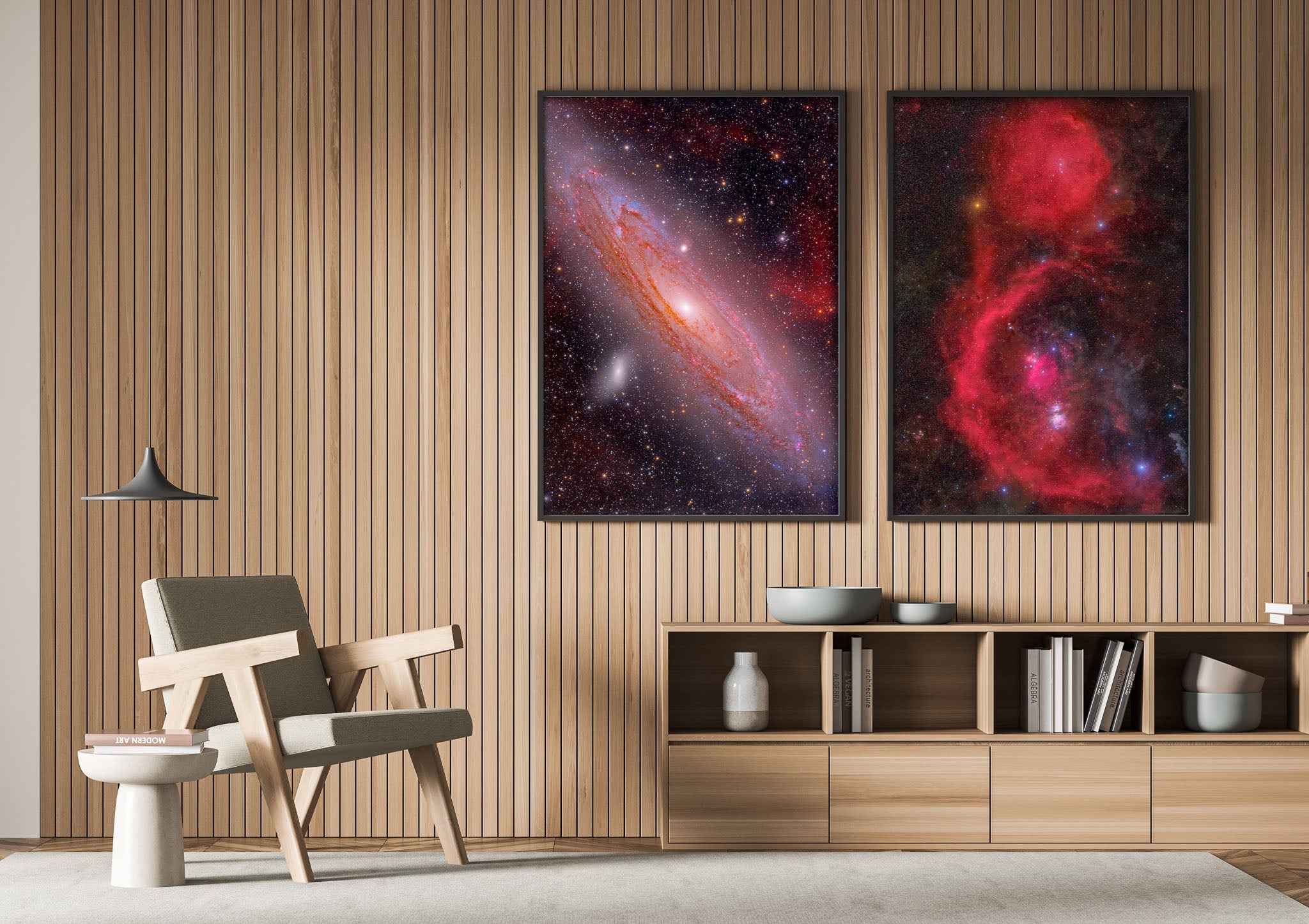 Andromeda w chmurach wodoru