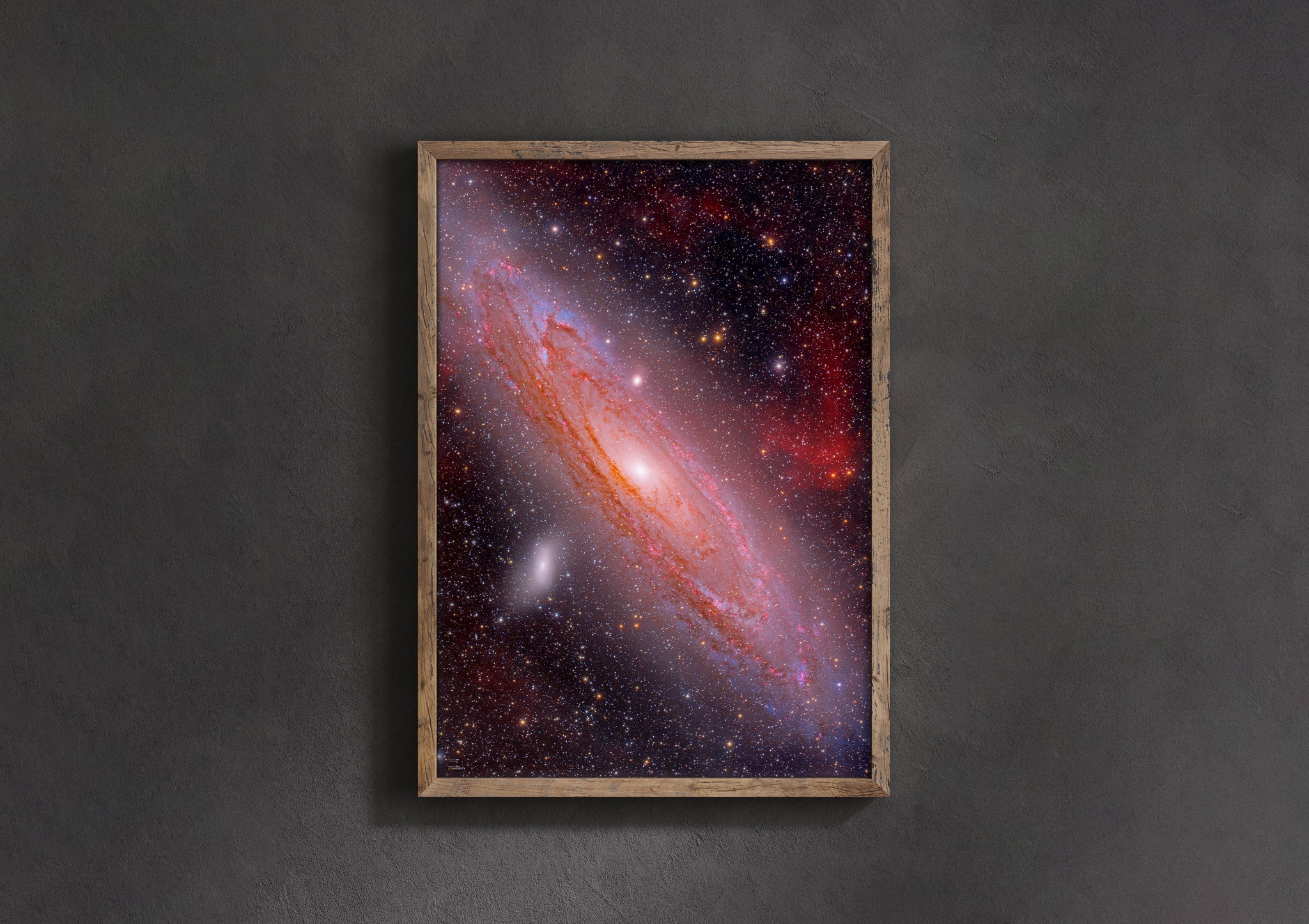 Andromeda w chmurach wodoru