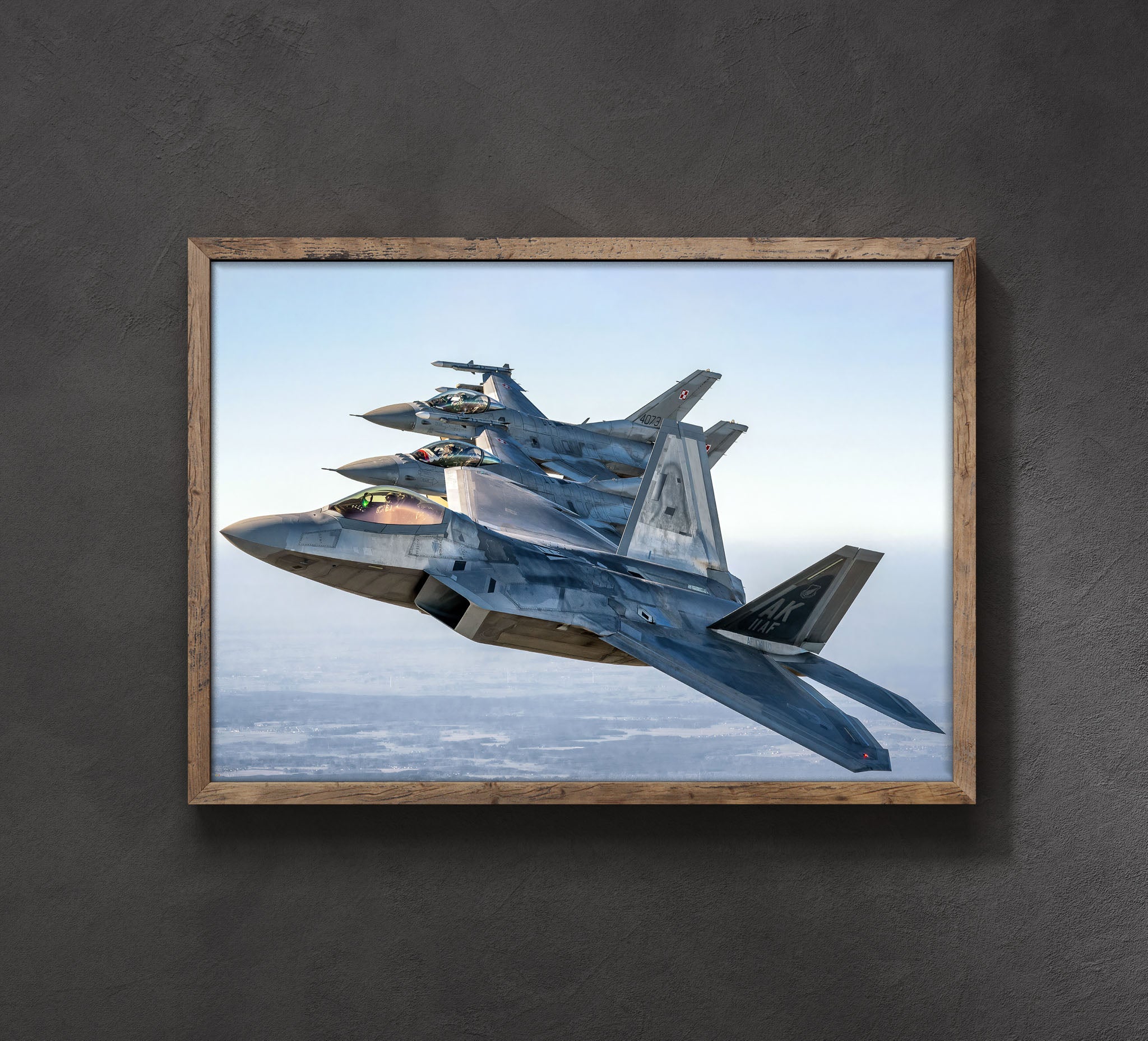 Jastrzębie spotykają Raptora - F-16 & F-22