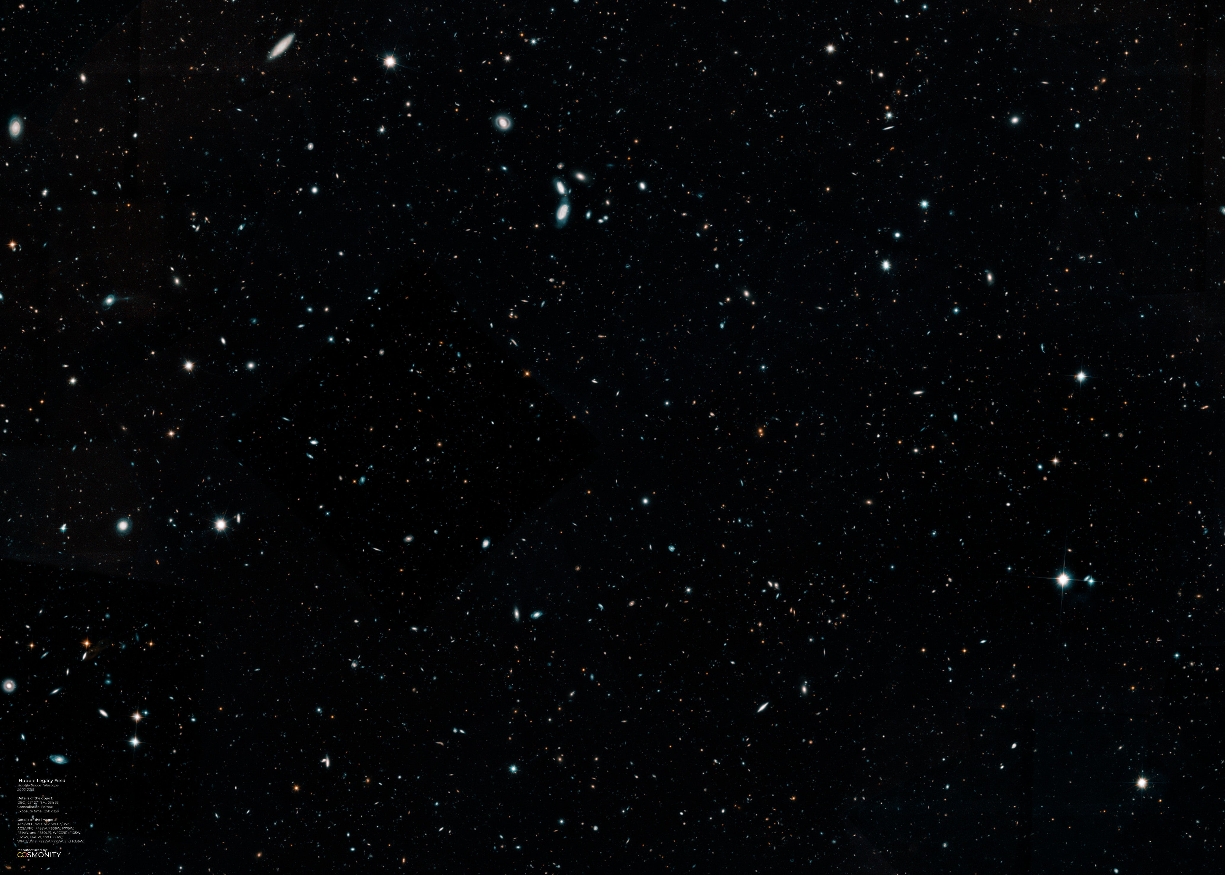 Hubble Legacy Field - The Cosmos