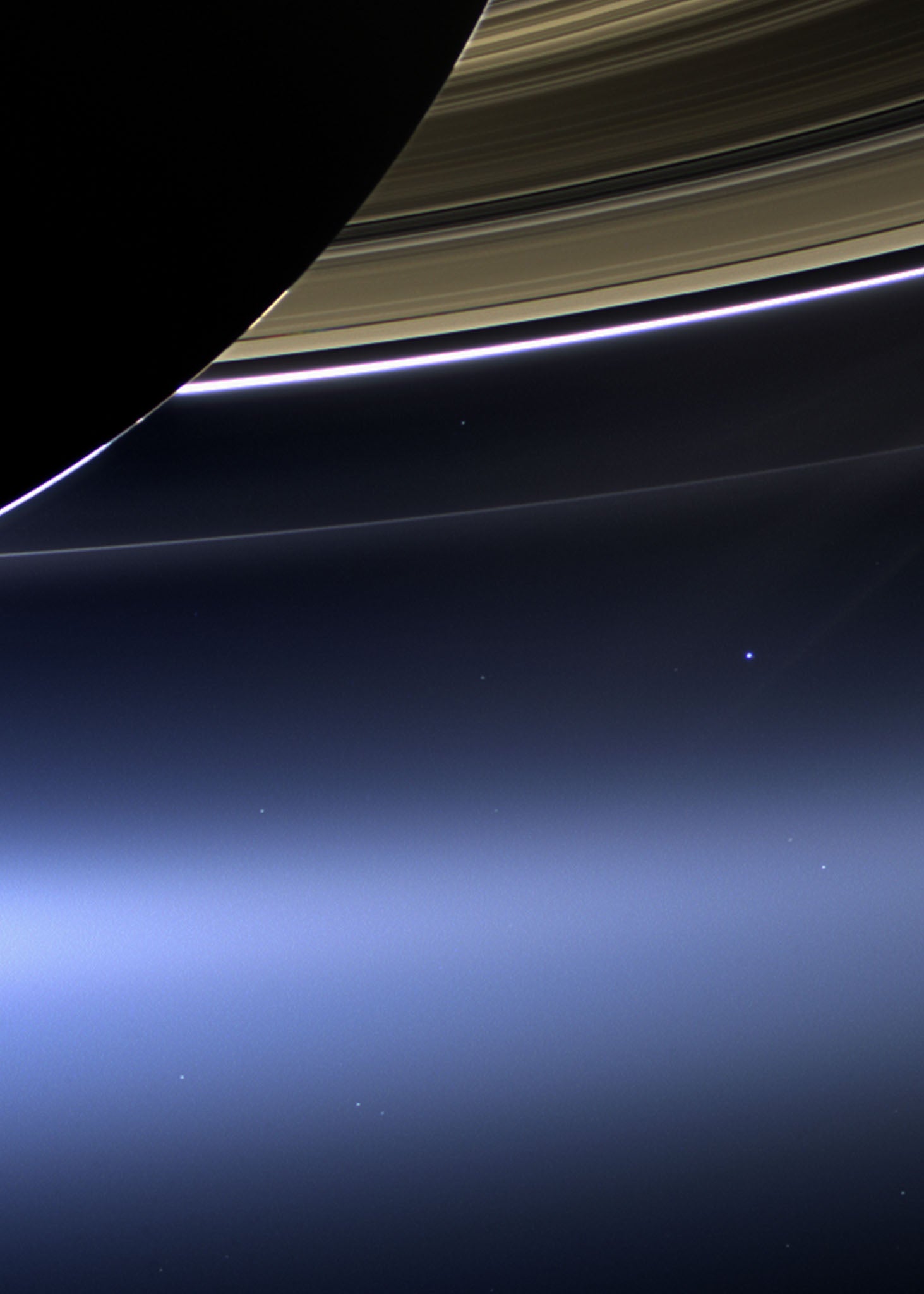 Pale Blue Dot - Cassini