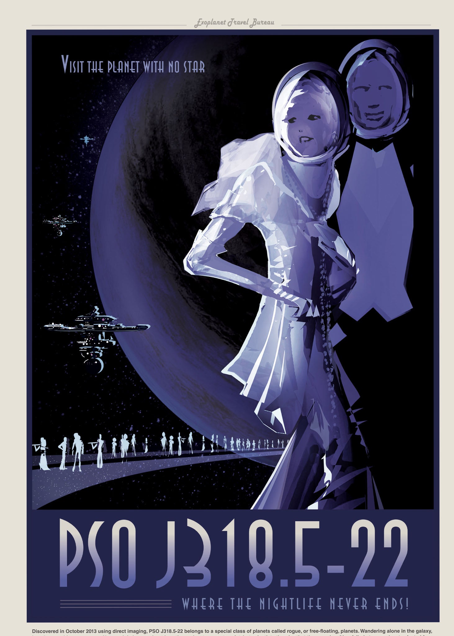 PSO J318.5.22 - Visions of the Future Plakat NASA