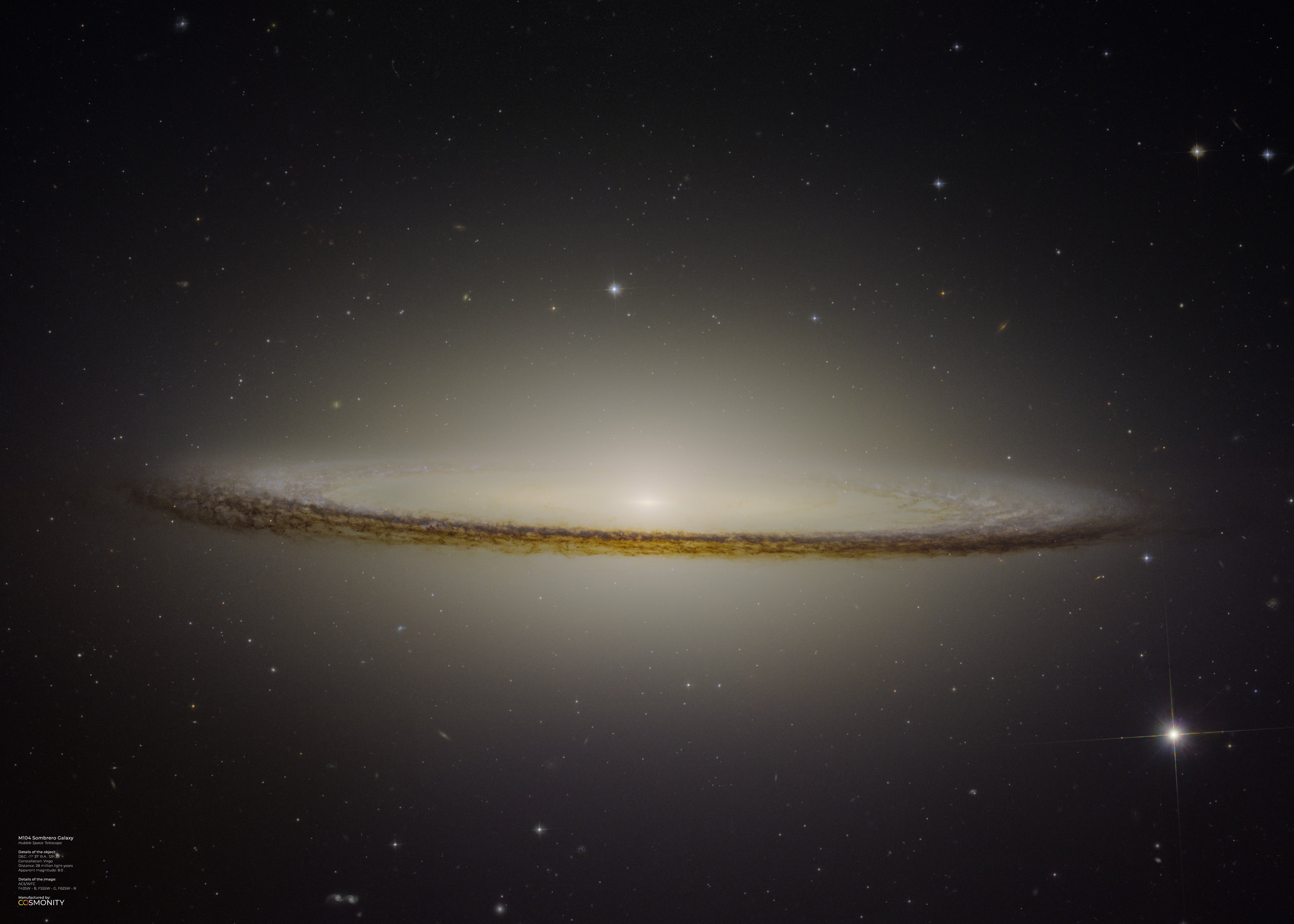 Galaktyka Sombrero M104