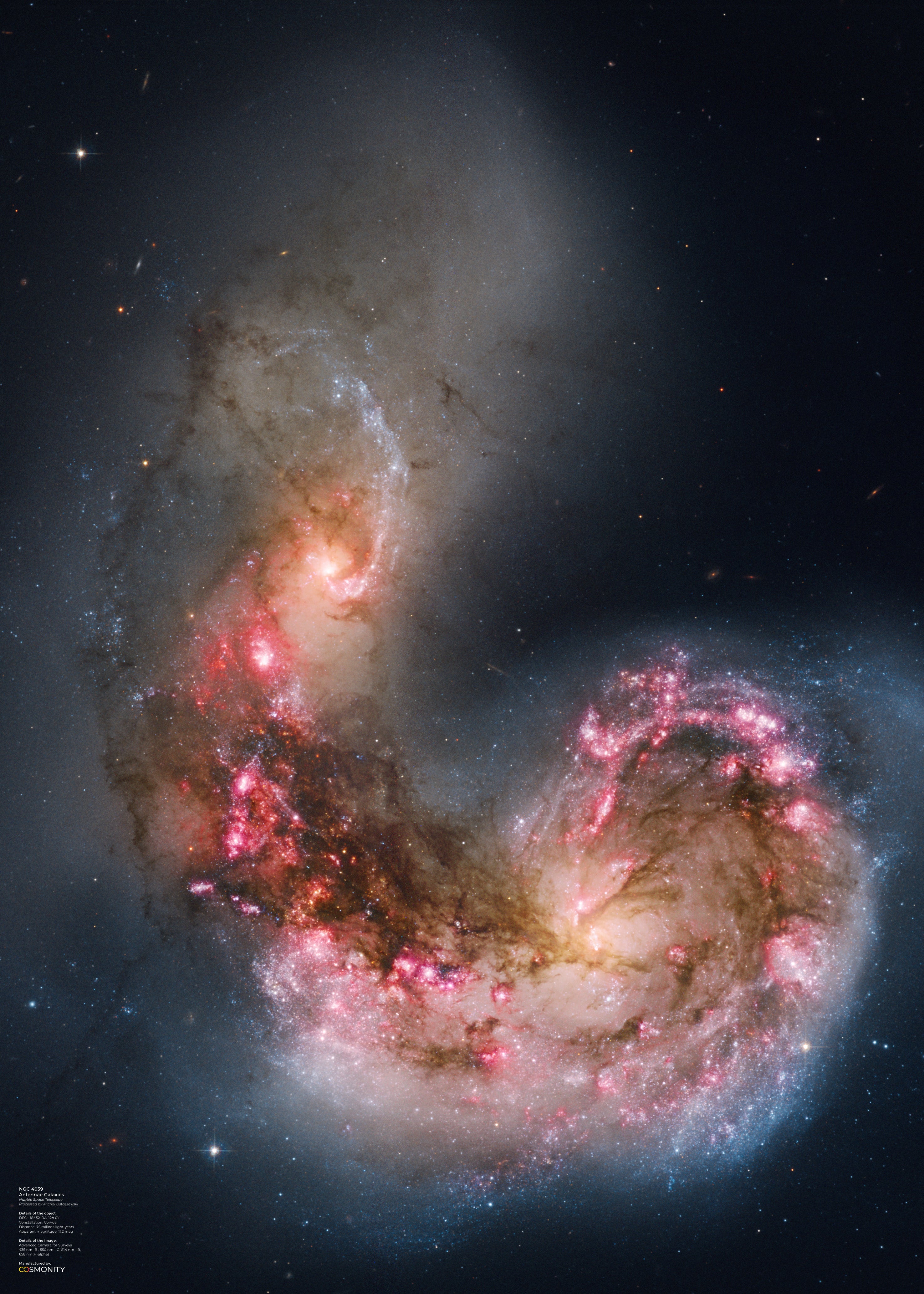 Galaktyki Antenki - NGC 4038/4039
