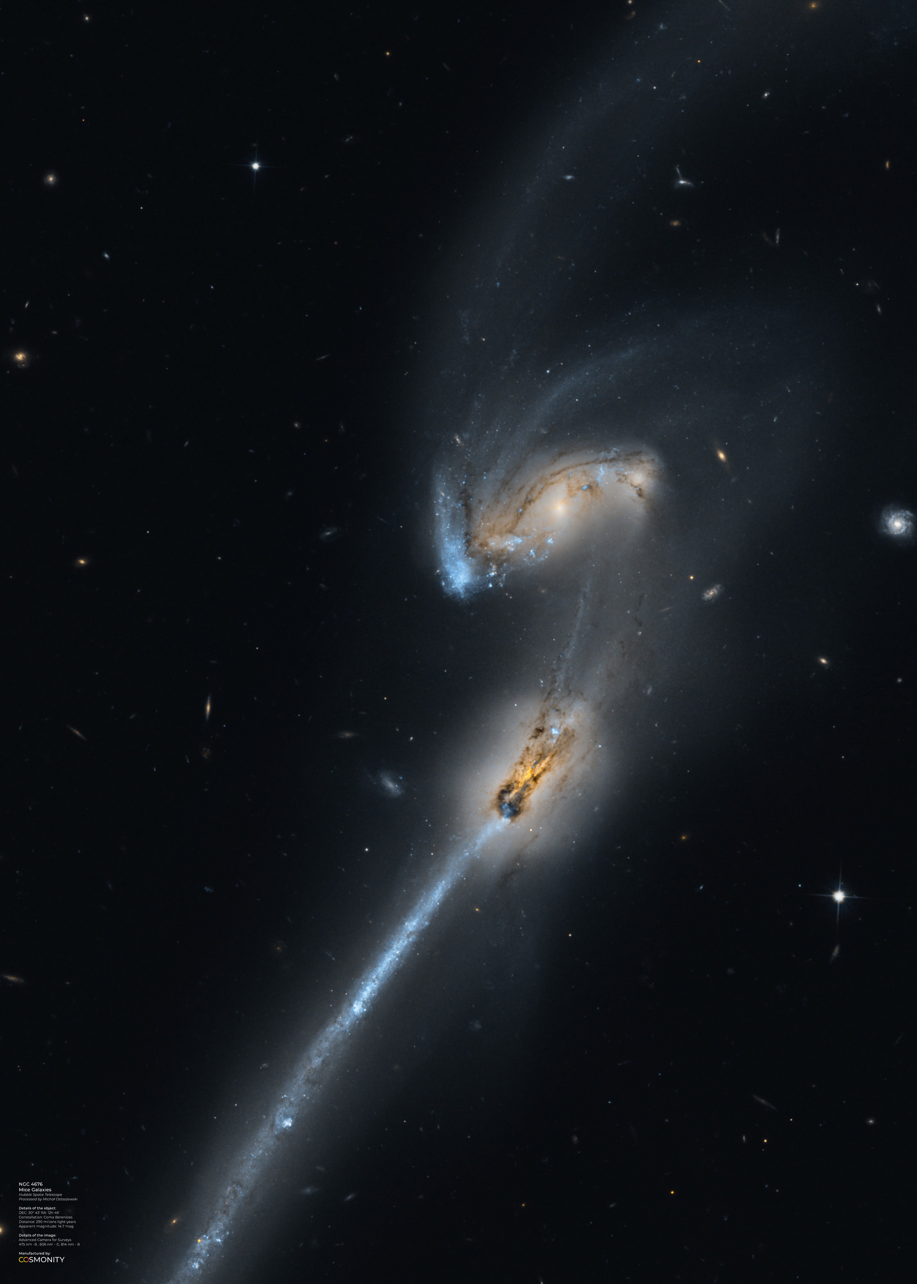 Galaktyki Myszy — NGC4676
